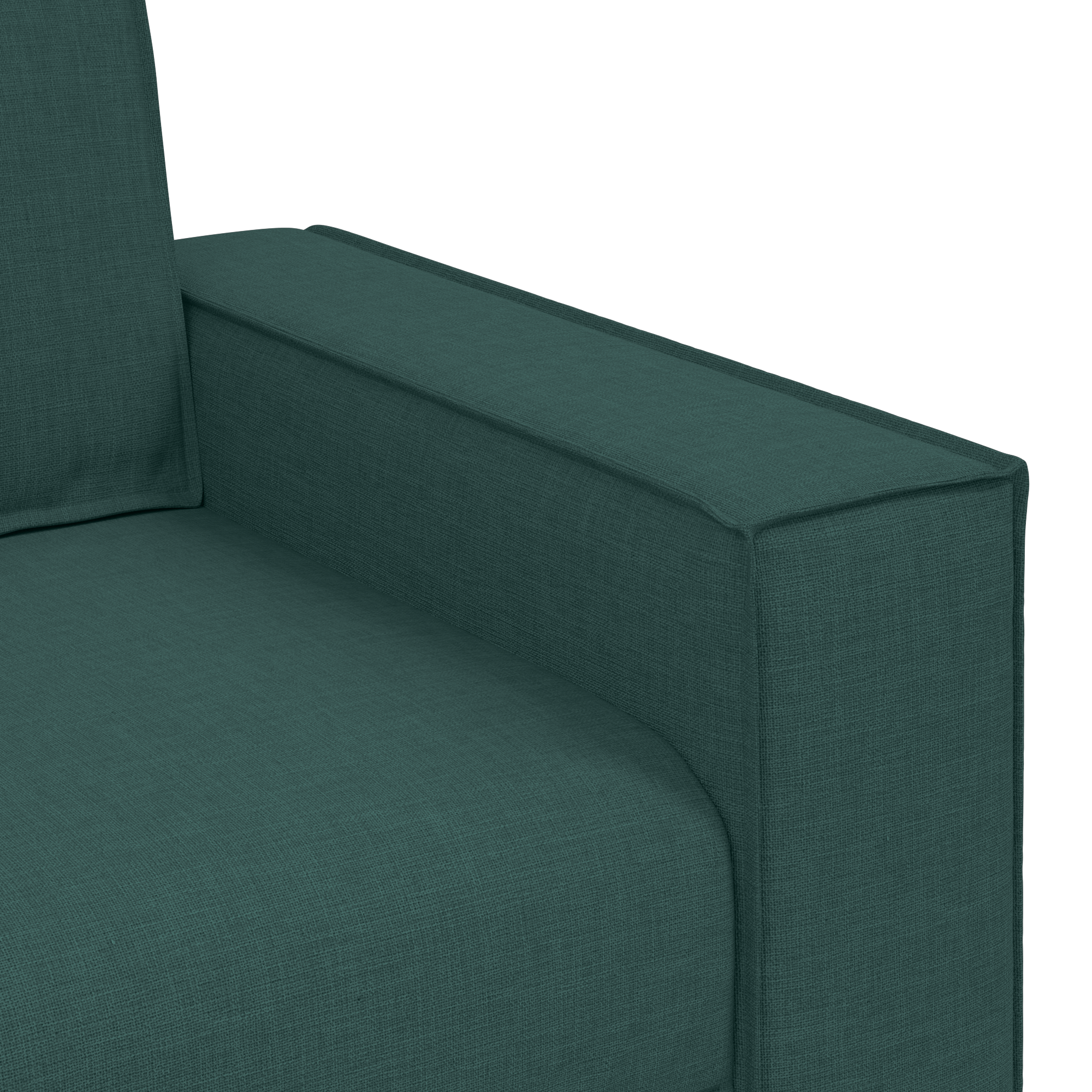 Set canapea, 3 piese, perne verde închis, textil GartenMobel Dekor