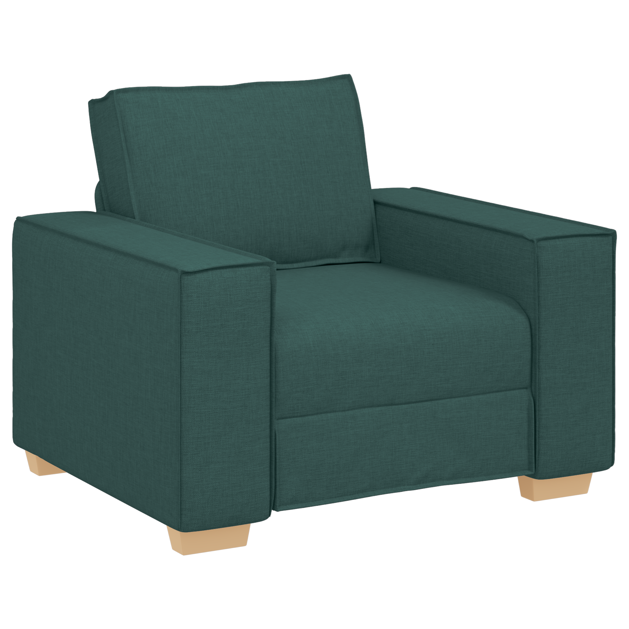 Set canapea, 3 piese, perne verde închis, textil GartenMobel Dekor