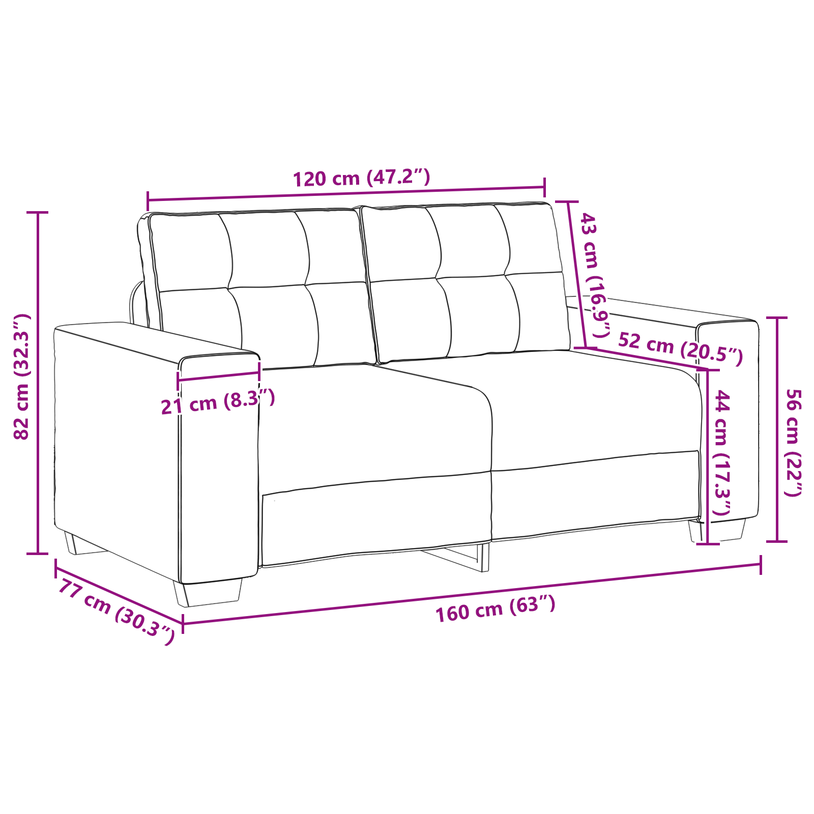 Set de Canapea cu Perne Catifea Roșie GartenMobel Dekor