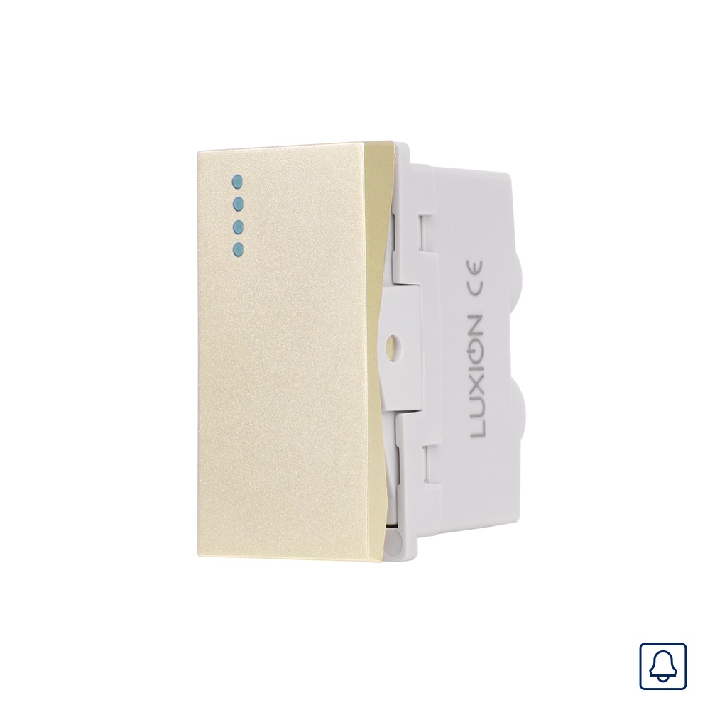 Modul Buton Revenire Mecanic (Sonerie) 1M LUXION, Standard Italian SmartElectro IntelligentHouse