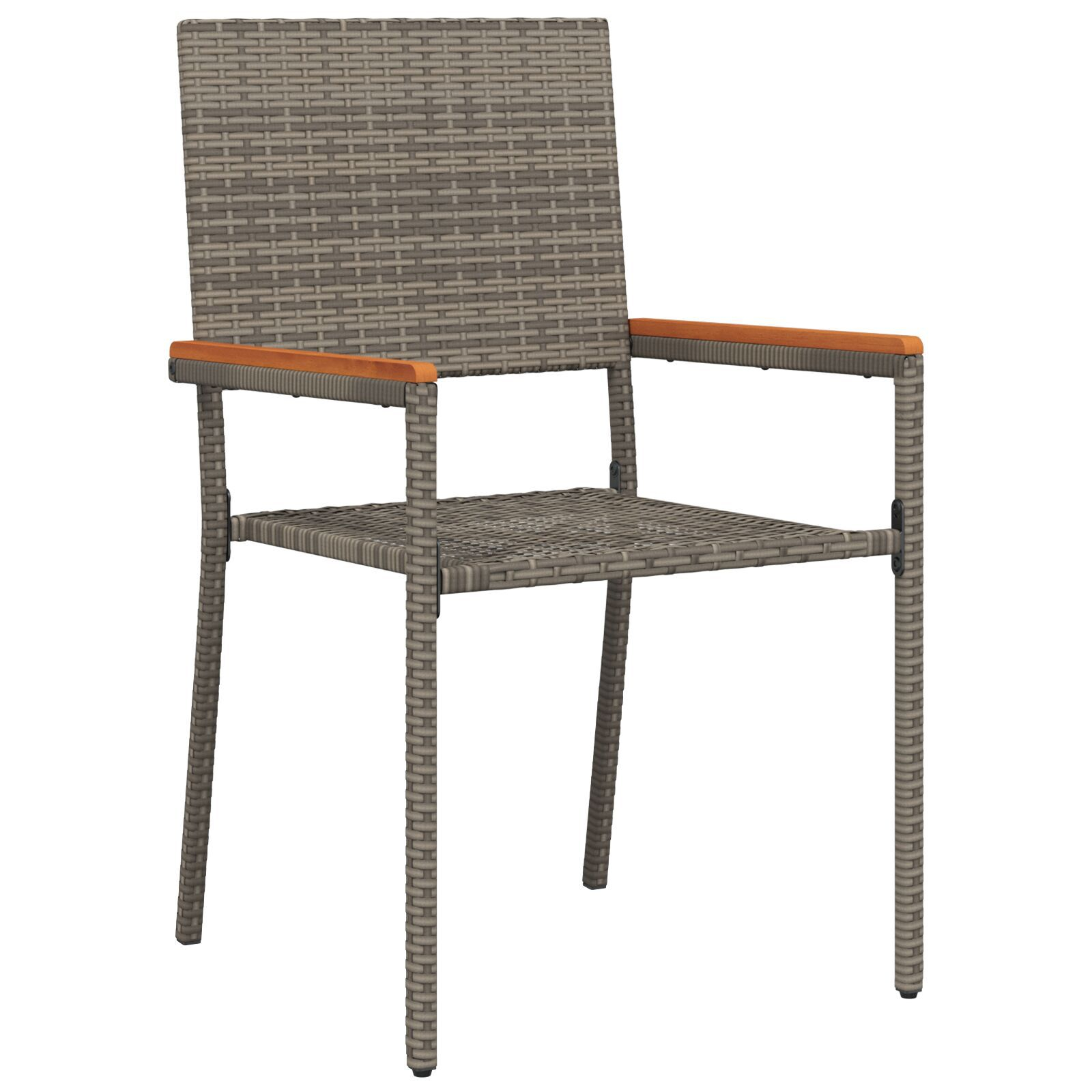 Set de dining pentru grădină , 11 piese, Rattan polițat negru GartenMobel Dekor