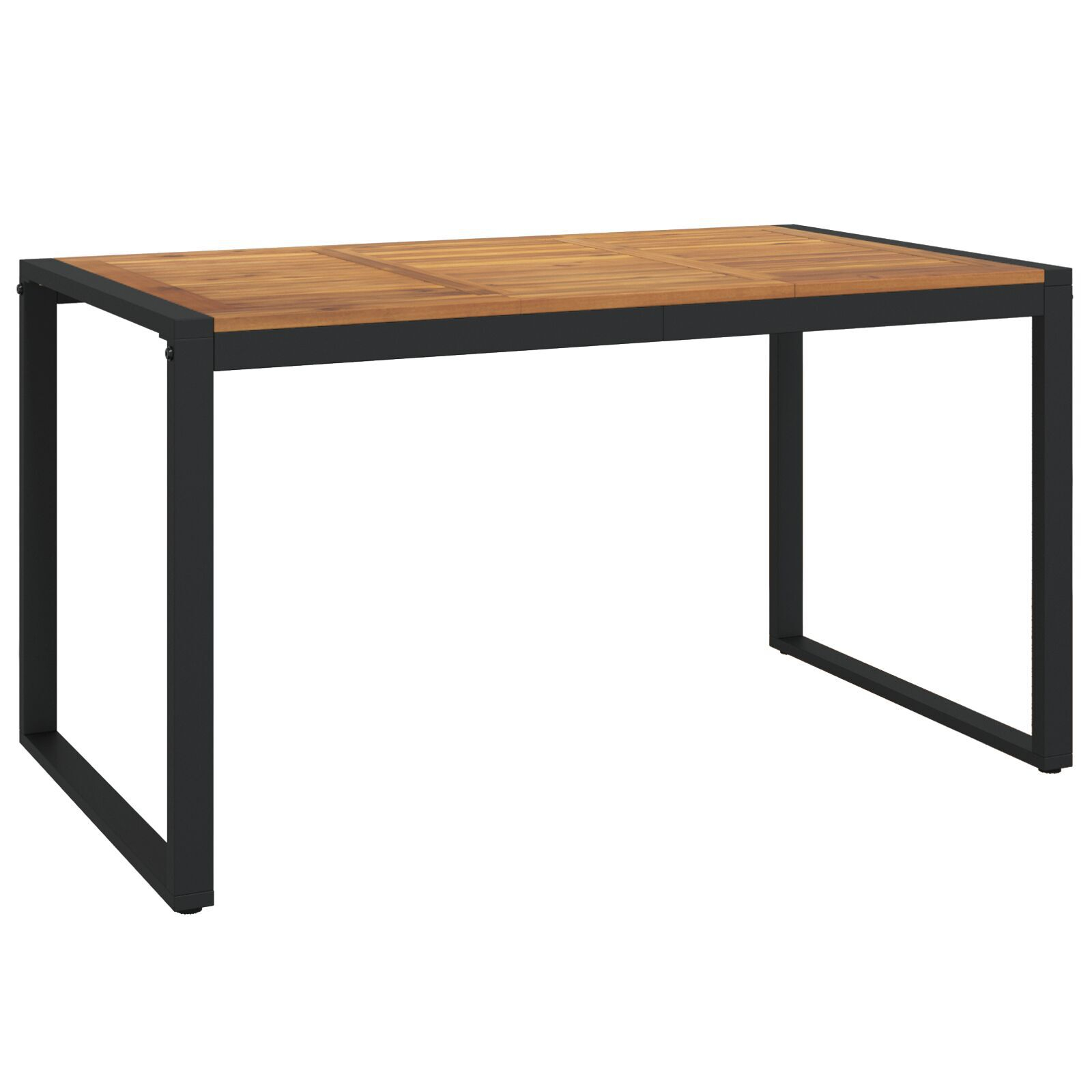Set de Dining pentru Grădină din 5 Piese Gri Poli Rattan Acacia, Scaune Stivuibile pentru Grădină  cu Perne 2 buc Gri Poli Rattan GartenMobel Dekor