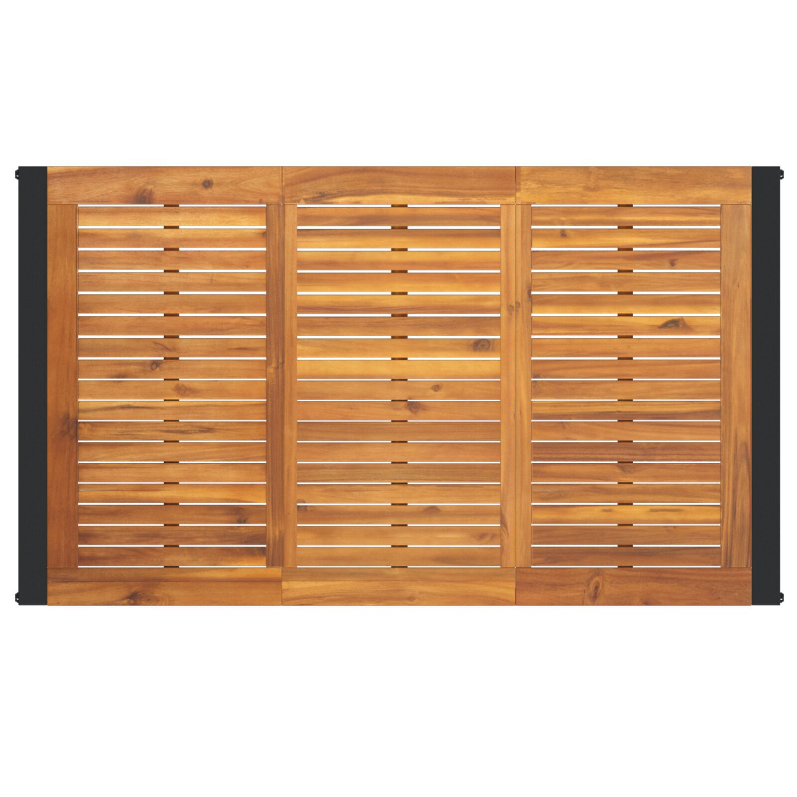 Set de Dining pentru Grădină din 5 Piese Gri Poli Rattan Acacia, Scaune Stivuibile pentru Grădină  cu Perne 2 buc Gri Poli Rattan GartenMobel Dekor