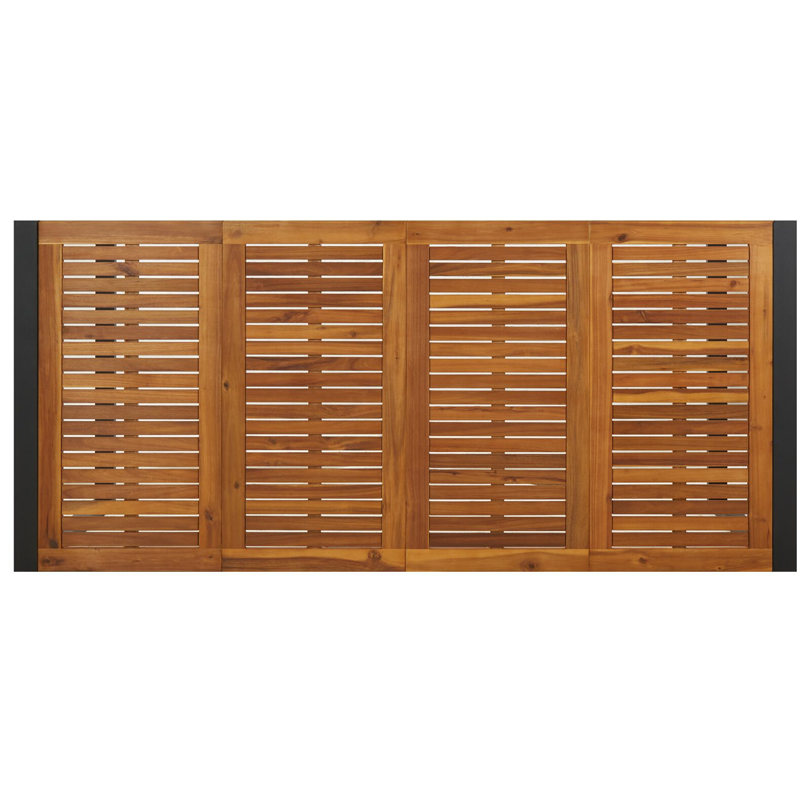Set de Masă pentru Grădină  cu 7 Piese Bej din Ratan Poliester Acacia, Scaune Grădină Stivuibile cu Pernuțe - Set de 2 în Bej din Ratan Poliester GartenMobel Dekor
