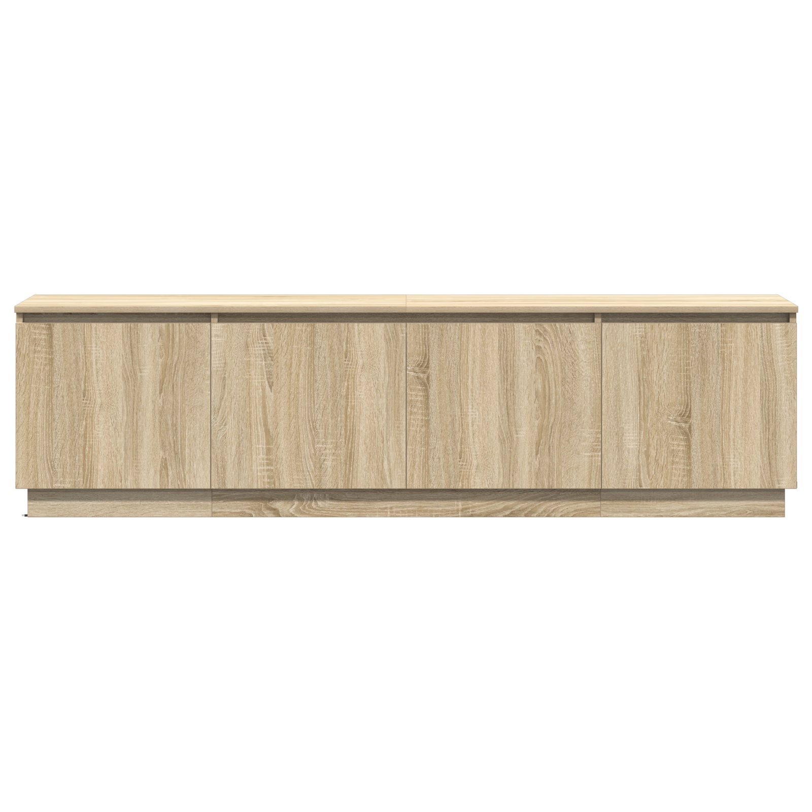 dulap TV cu LED Stejar Sonoma 180x38x49 cm Lemn prelucrat GartenMobel Dekor