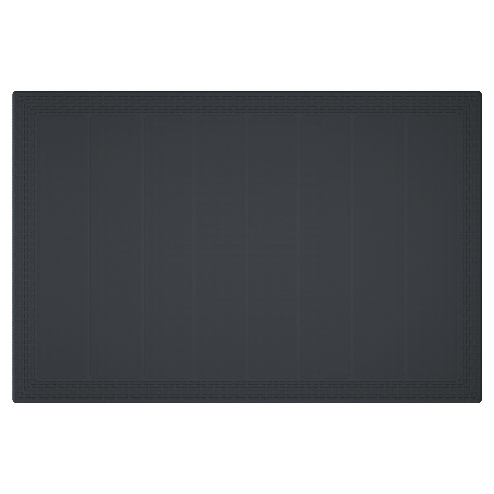 Set de masă pentru grădină 7 piese cu perne Antracit Ratan PE GartenMobel Dekor