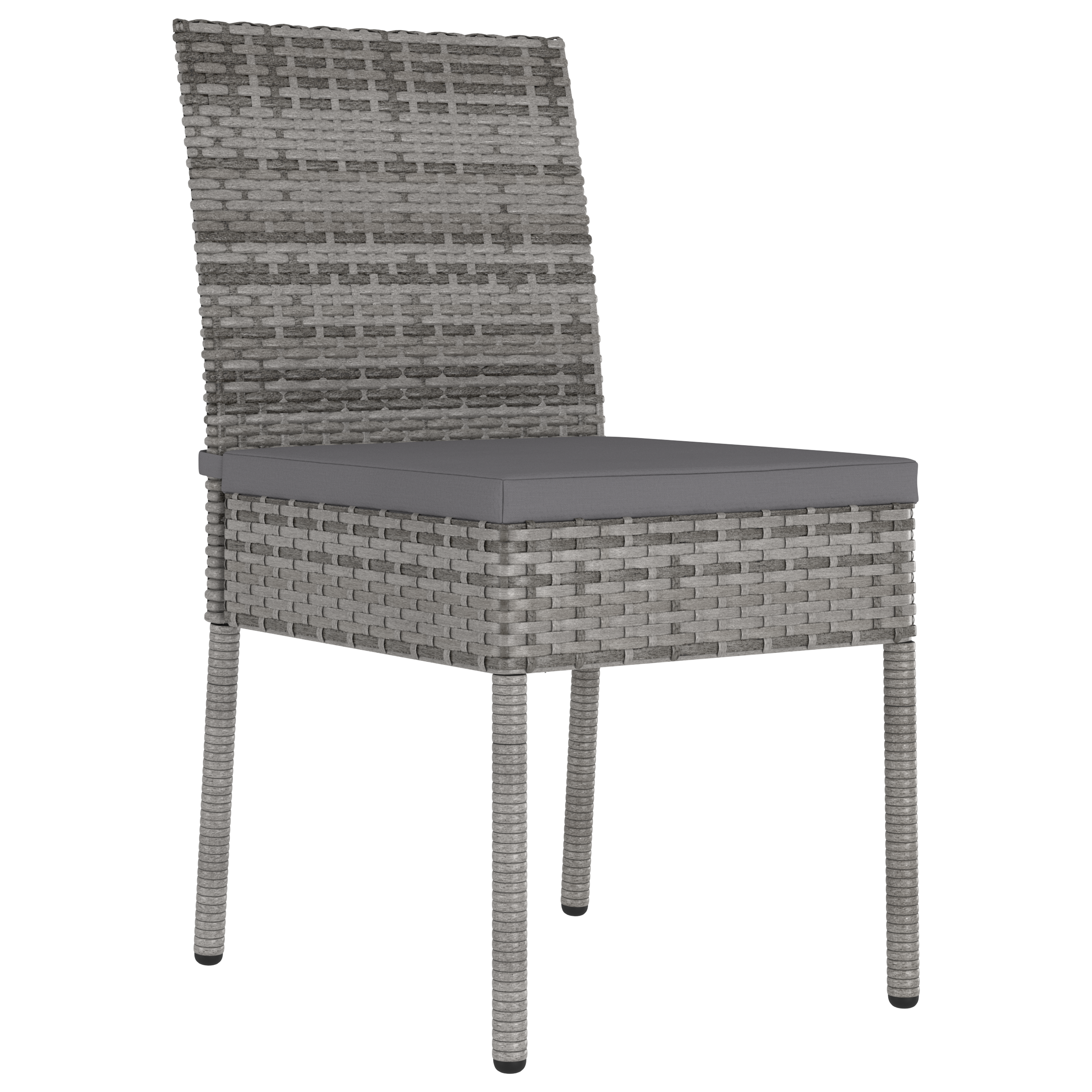 Set de Dining pentru Grădină 5 Piese Gri Ratan Poli GartenMobel Dekor