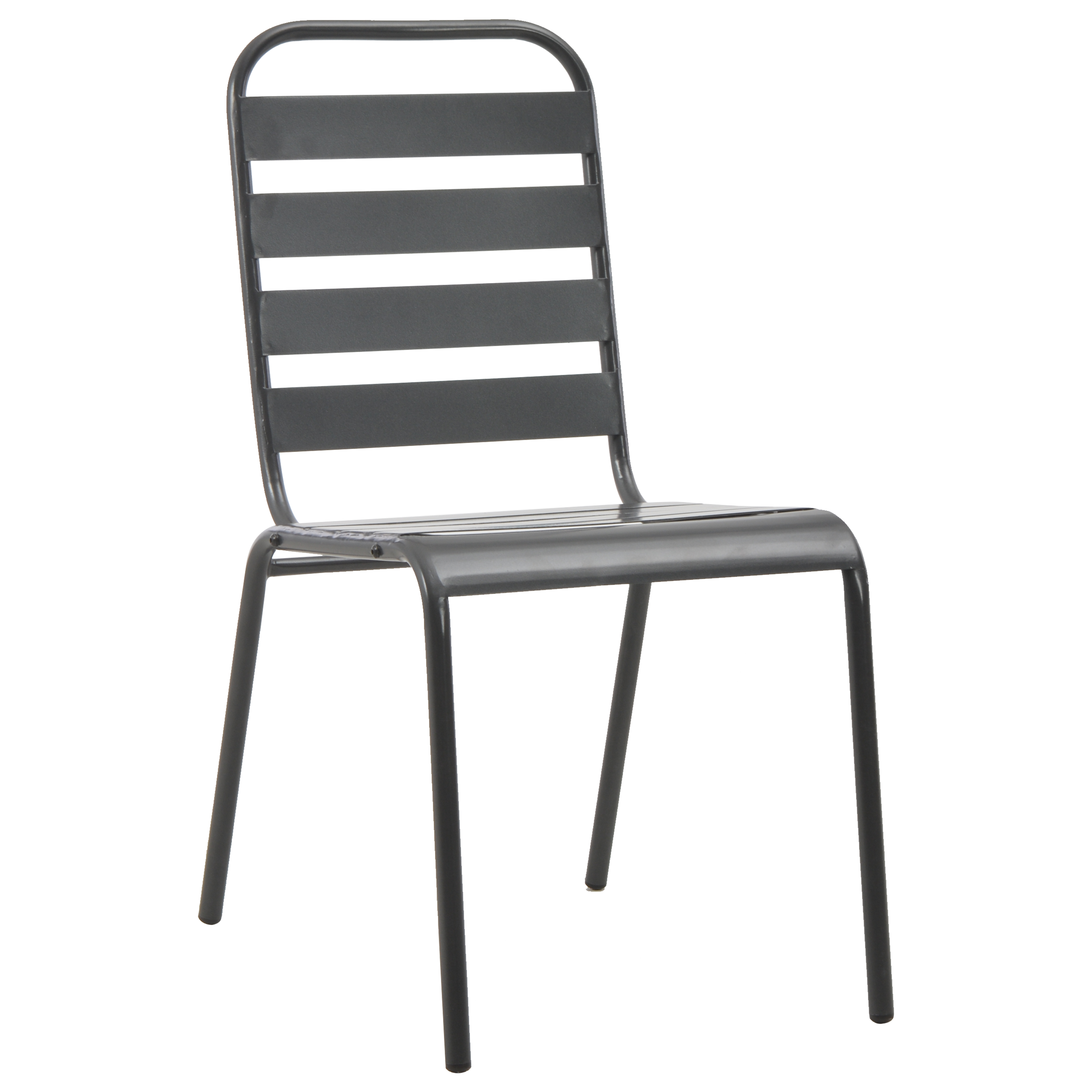 Set de dining pentru grădină 5 Piese Gri Închis Oțel GartenMobel Dekor