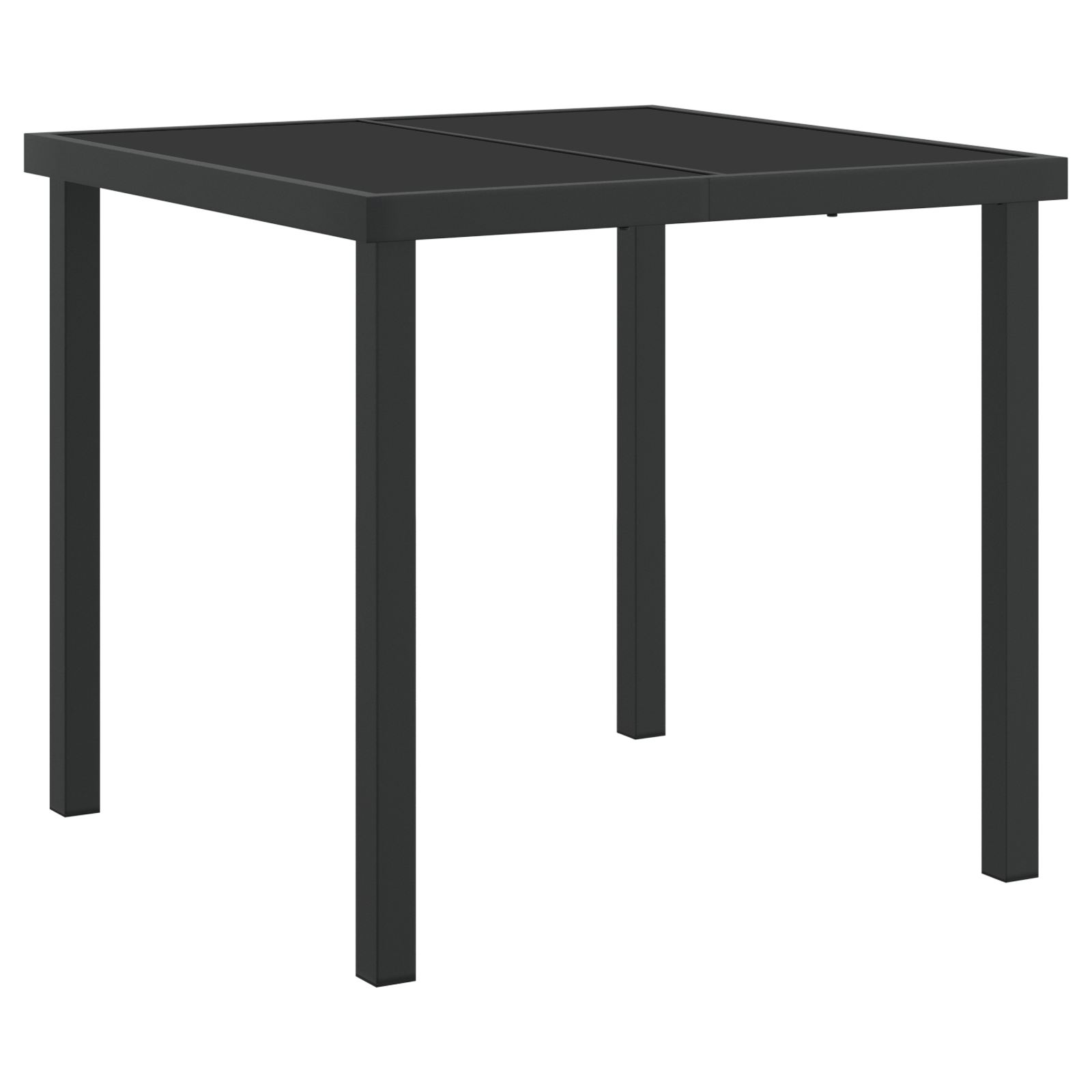 Set de Masă pentru Grădină din 3 Piese Negru Poliratan GartenMobel Dekor