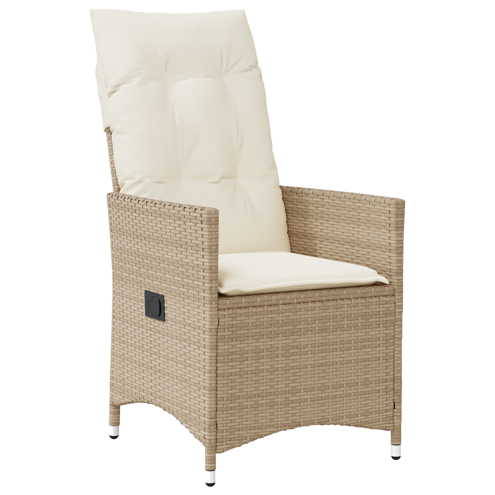 Set de 5 Mobilier de Grădină cu Perne Bej Ratan Poli GartenMobel Dekor