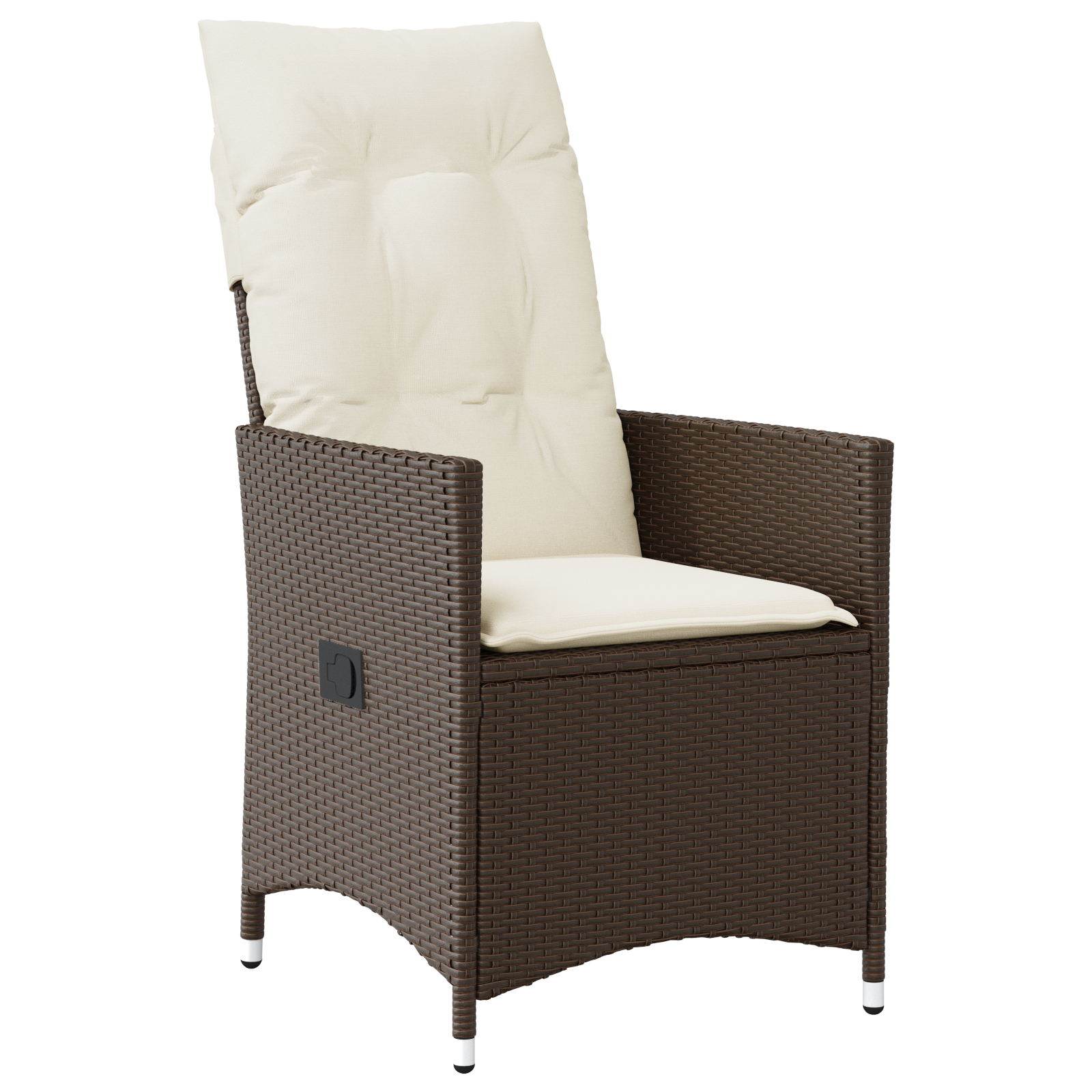 Set de dining de grădină cu perne maro din rattan poli GartenMobel Dekor