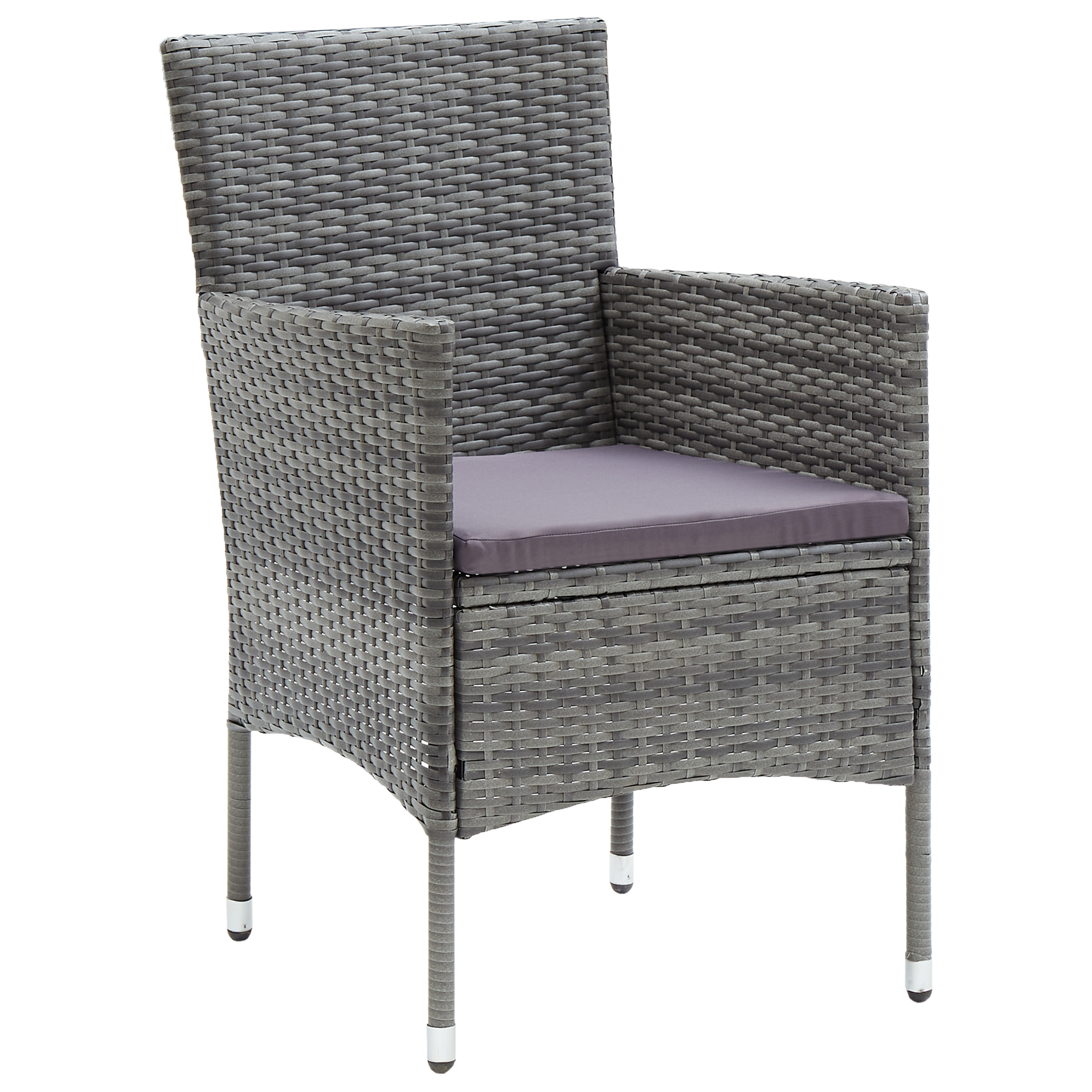 Set de Dining pentru Grădină 5 Piese Gri Ratan Polimeric GartenMobel Dekor