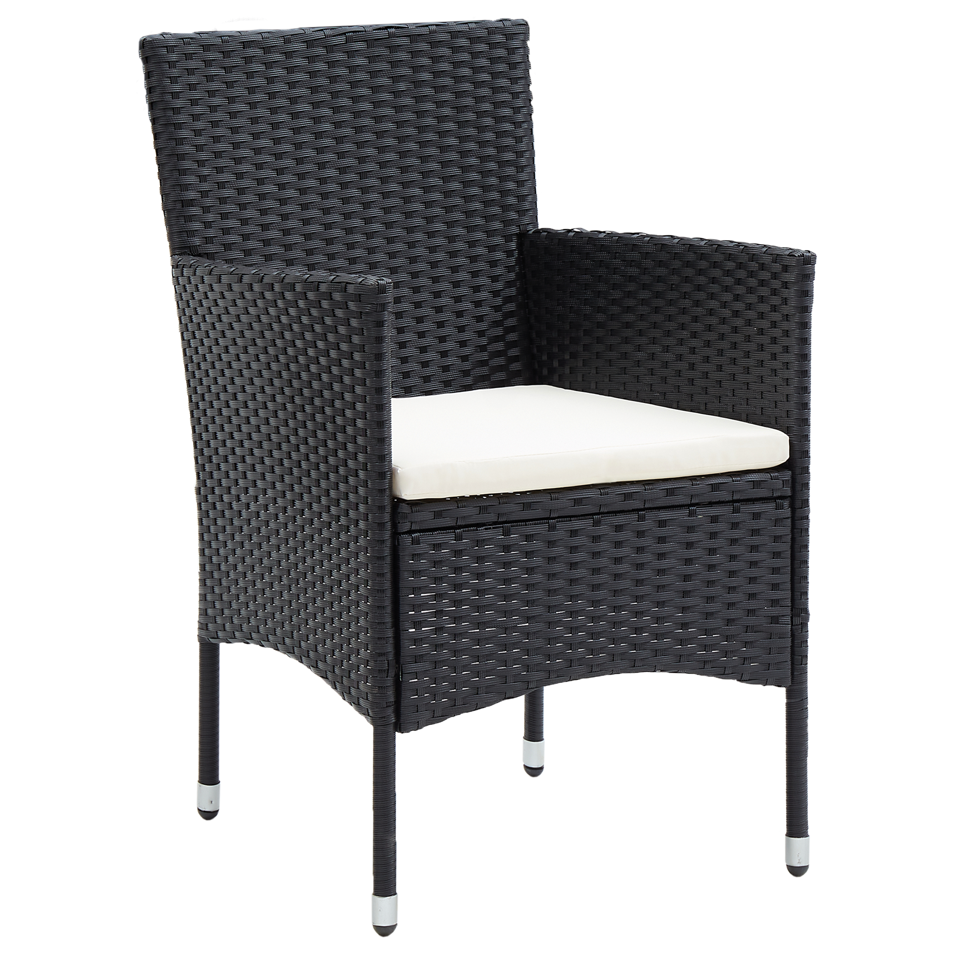 Set de Dining pentru Grădină 5 Piese Negru Poliratan GartenMobel Dekor