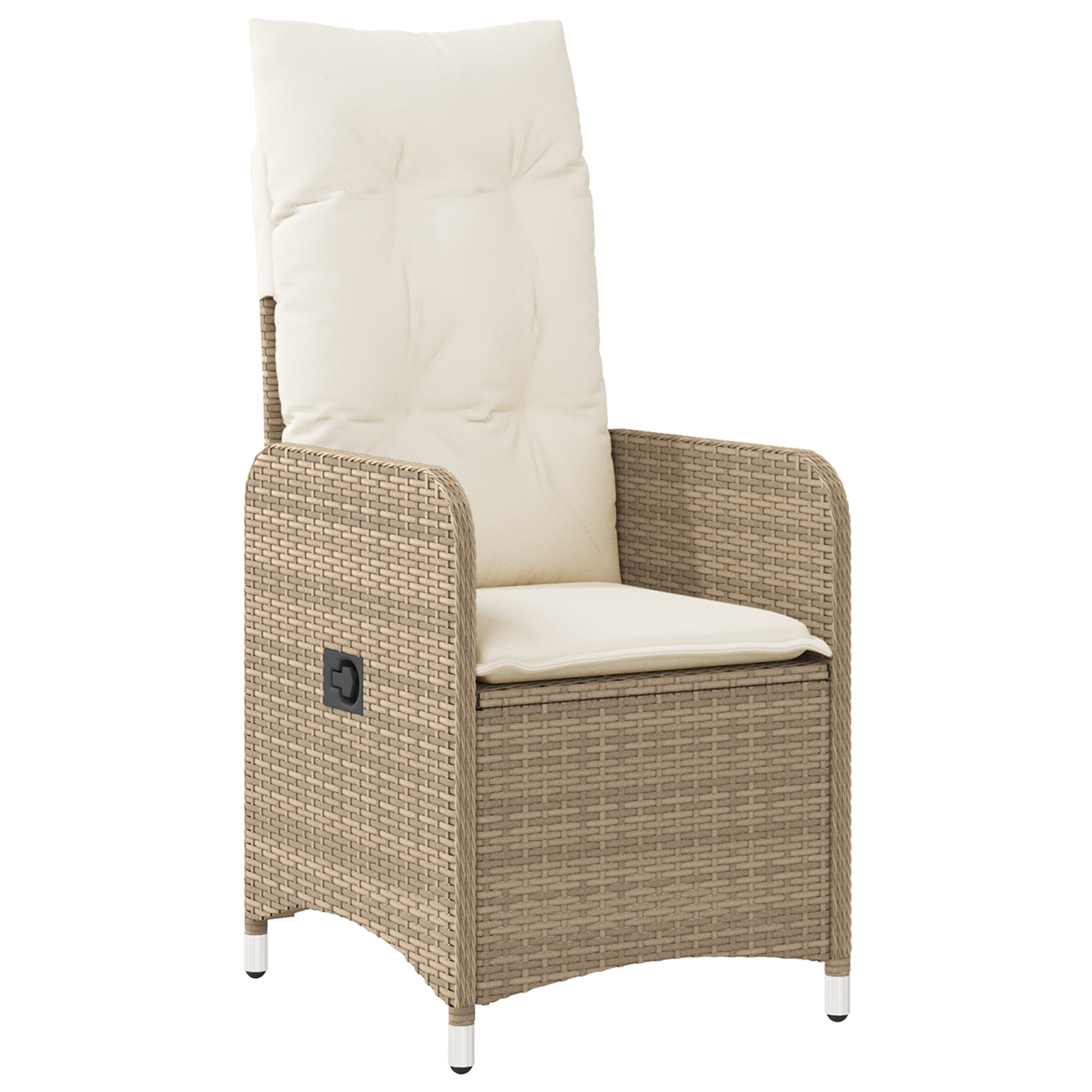 Set de Dining pentru Grădină 5 Piese cu Perne Bej Poliratan GartenMobel Dekor