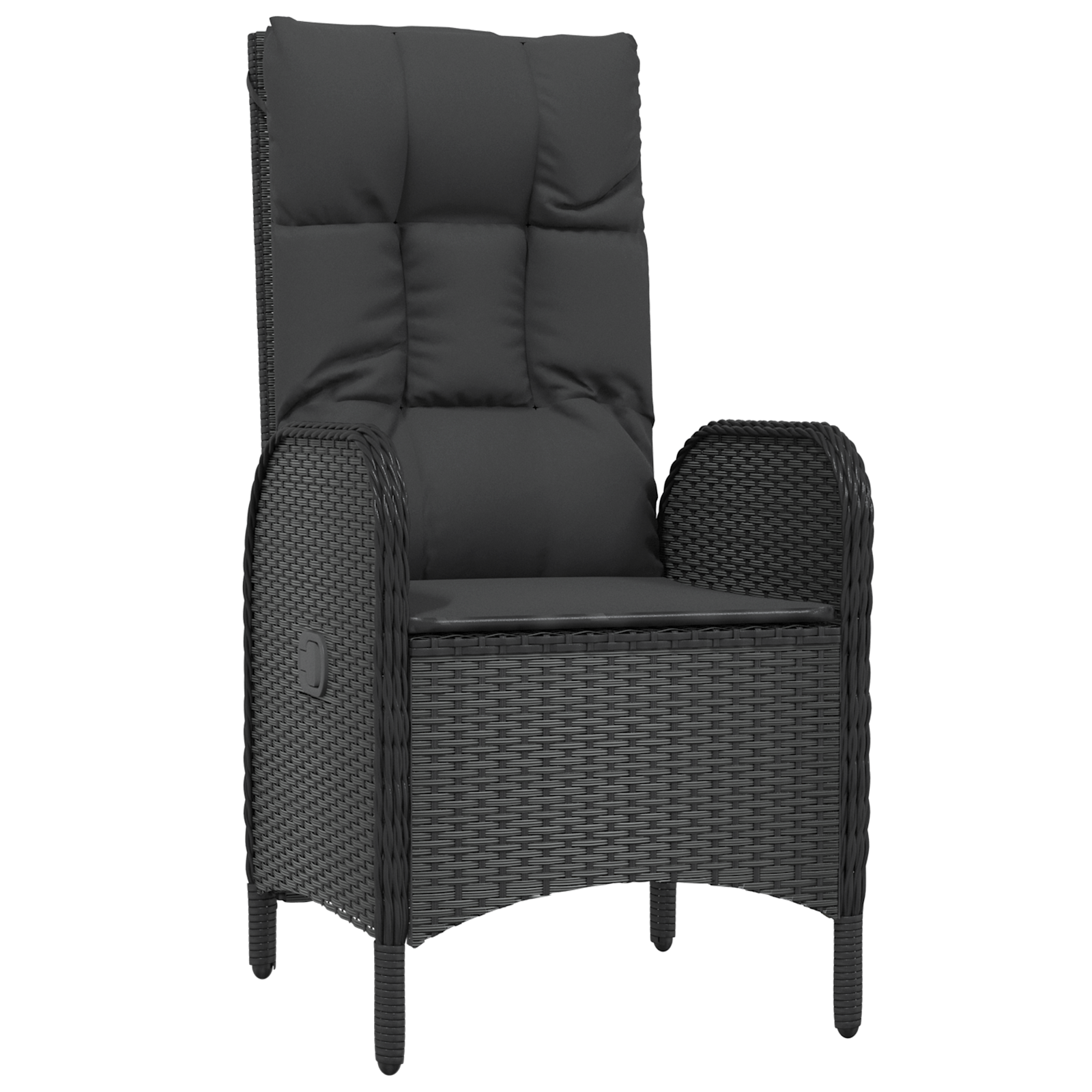 Set de Dining pentru Grădină 3 Piese Negru Ratan Poli GartenMobel Dekor