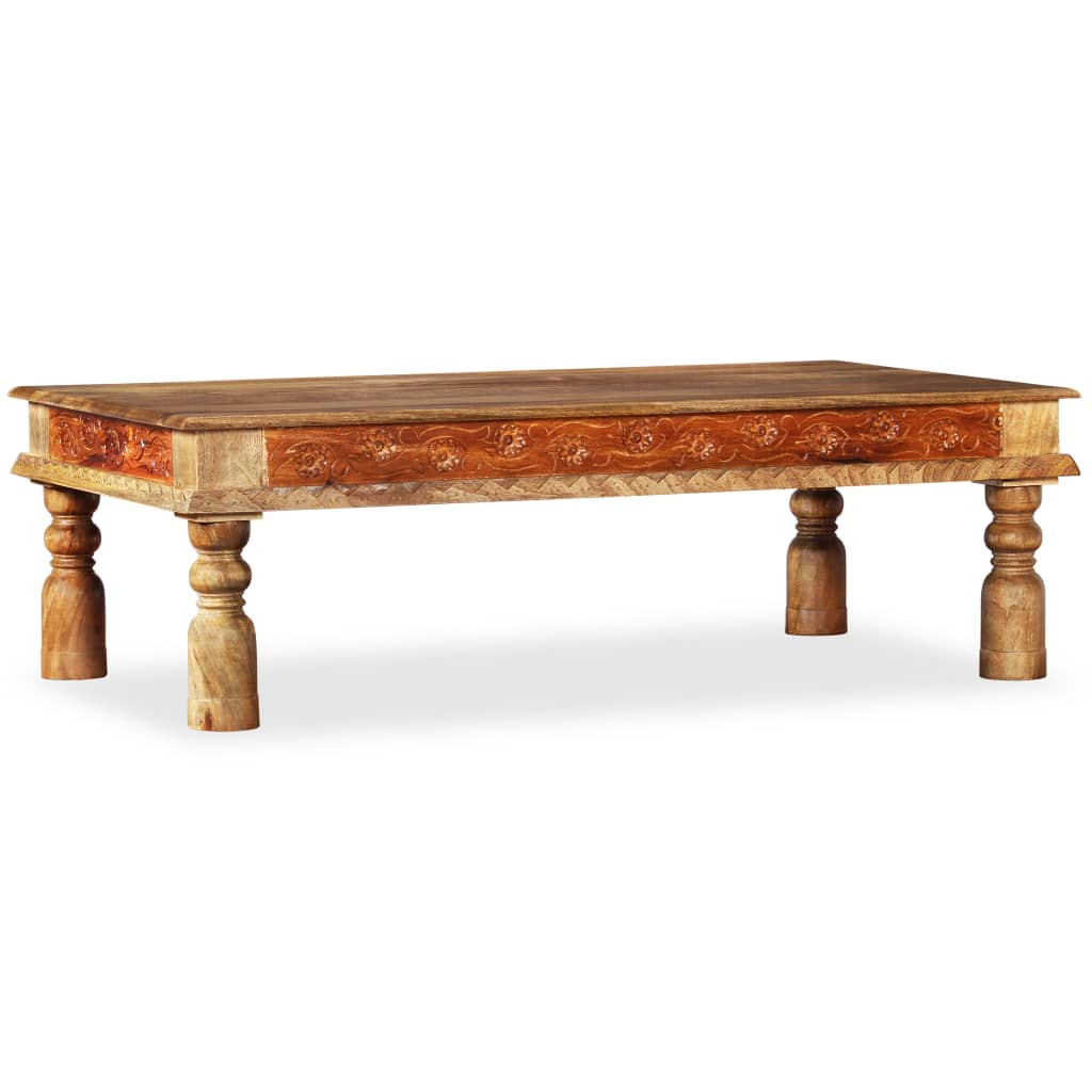 Măsuță de cafea, lemn masiv de mango acacia, 110x60x38 cm GartenMobel Dekor