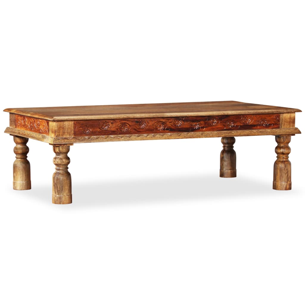 Măsuță de cafea, lemn masiv de mango acacia, 110x60x38 cm GartenMobel Dekor