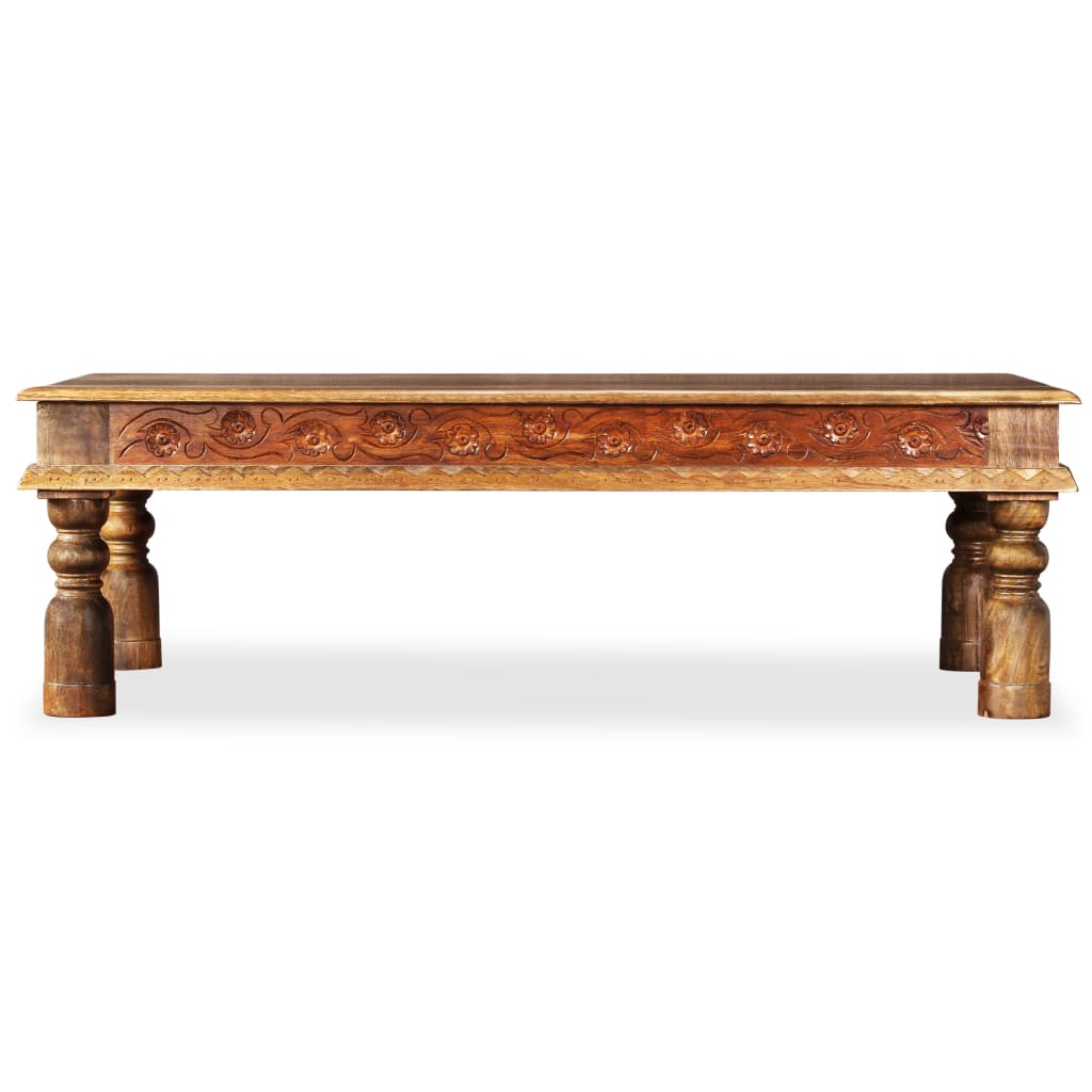 Măsuță de cafea, lemn masiv de mango acacia, 110x60x38 cm GartenMobel Dekor
