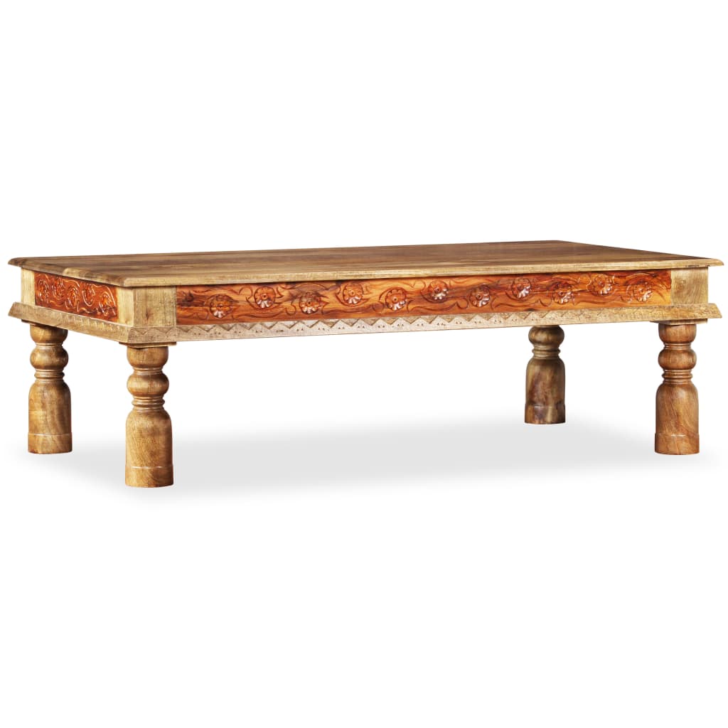 Măsuță de cafea, lemn masiv de mango acacia, 110x60x38 cm GartenMobel Dekor