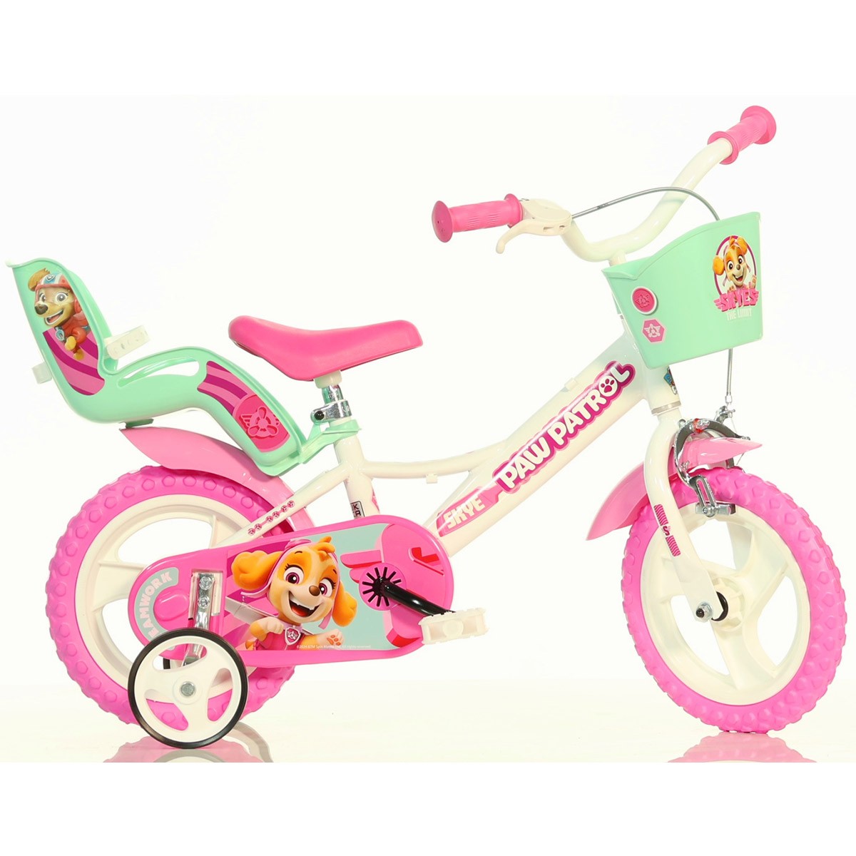 Bicicleta pentru copii Paw Patrol Girl DB-124RL-PW Dino Bikes, 12 inch for Your BabyKids