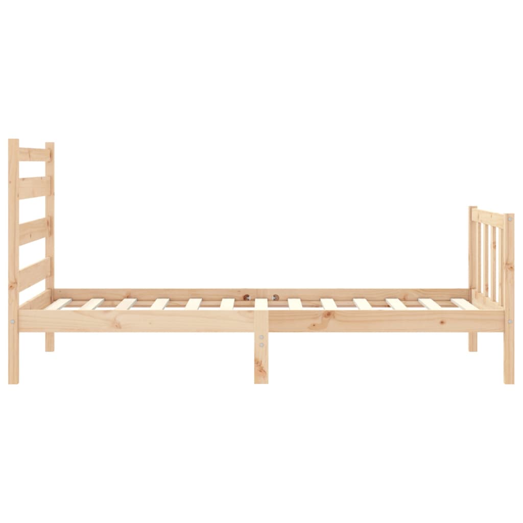 Cadru pat fără saltea, 90x190 cm, lemn masiv de pin GartenMobel Dekor