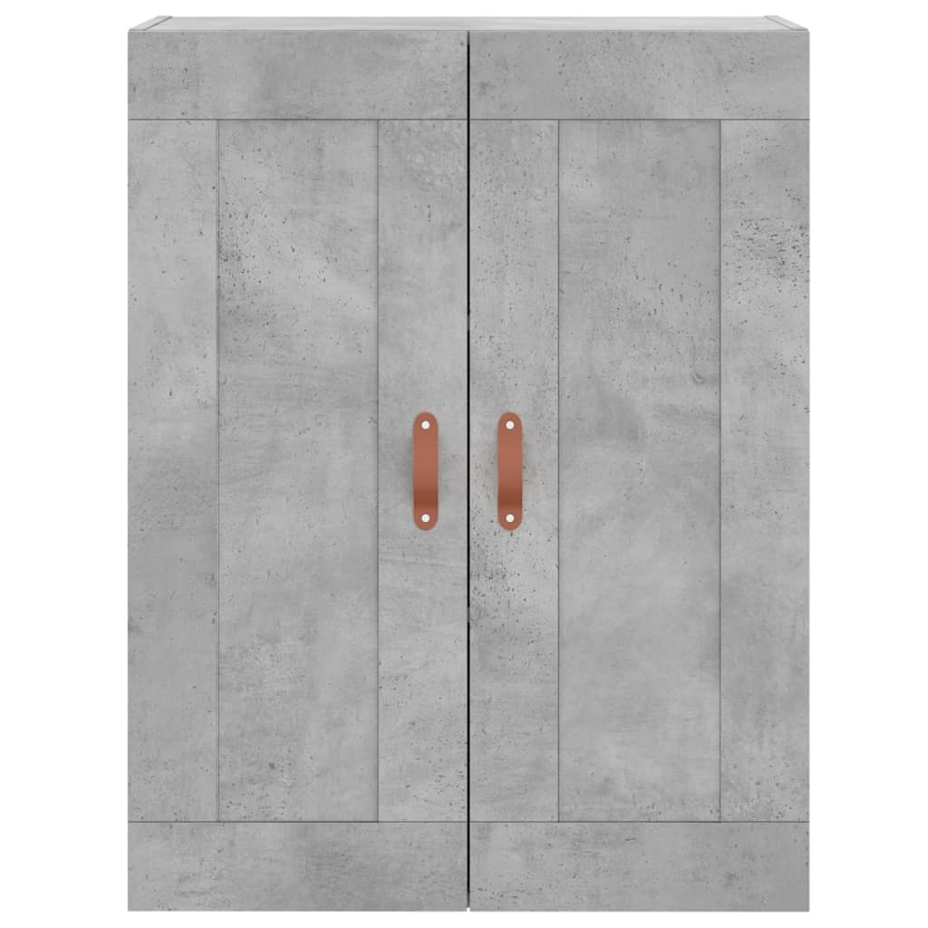 Dulap înalt, gri beton, 69,5x34x180, lemn compozit GartenMobel Dekor