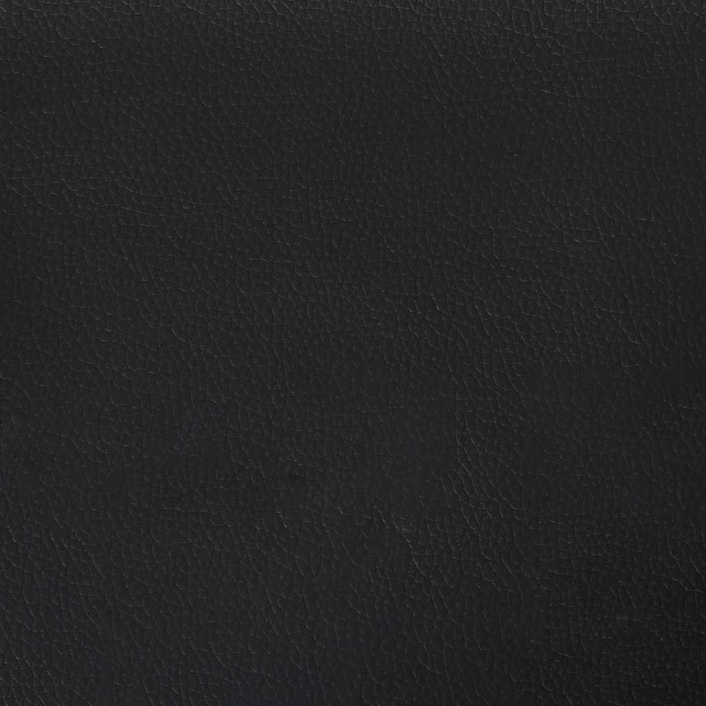 Pat box spring cu saltea, negru, 120x190 cm, piele ecologică GartenMobel Dekor