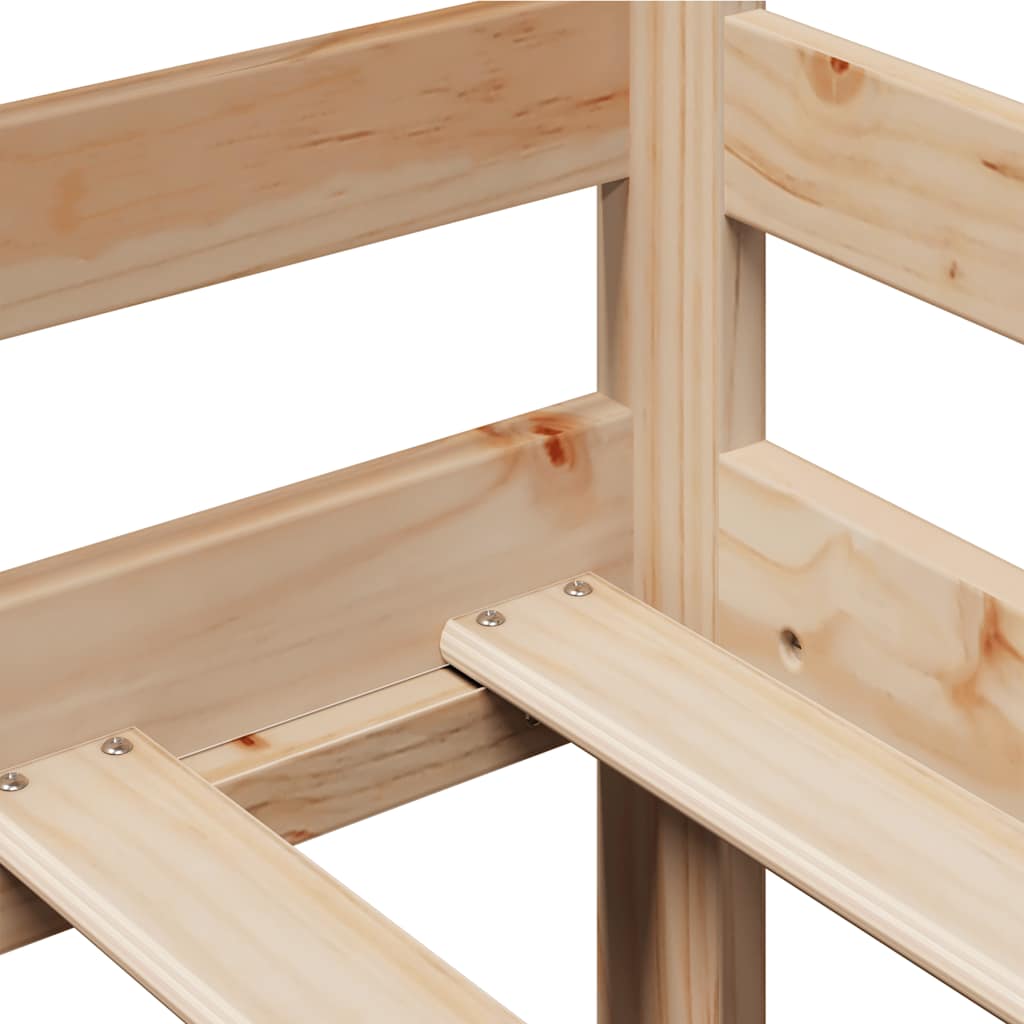 Pat de zi cu sertare, 80x200 cm, lemn masiv pin GartenMobel Dekor