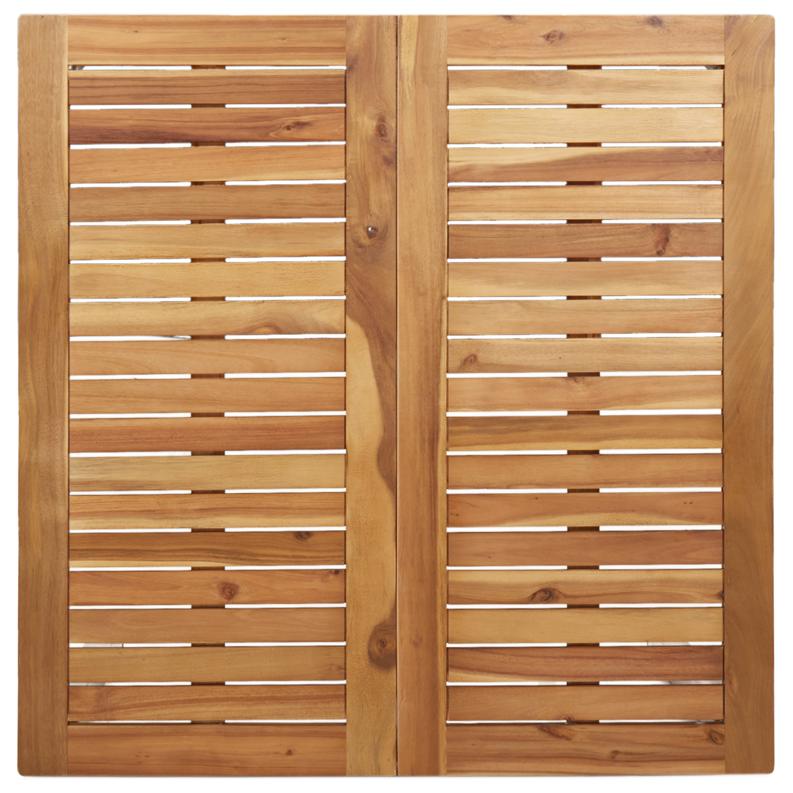 Set mese grădină  3 piese din lemn de acacia, Masă dining exterior  90x90x74.5 cm din lemn de acacia GartenMobel Dekor