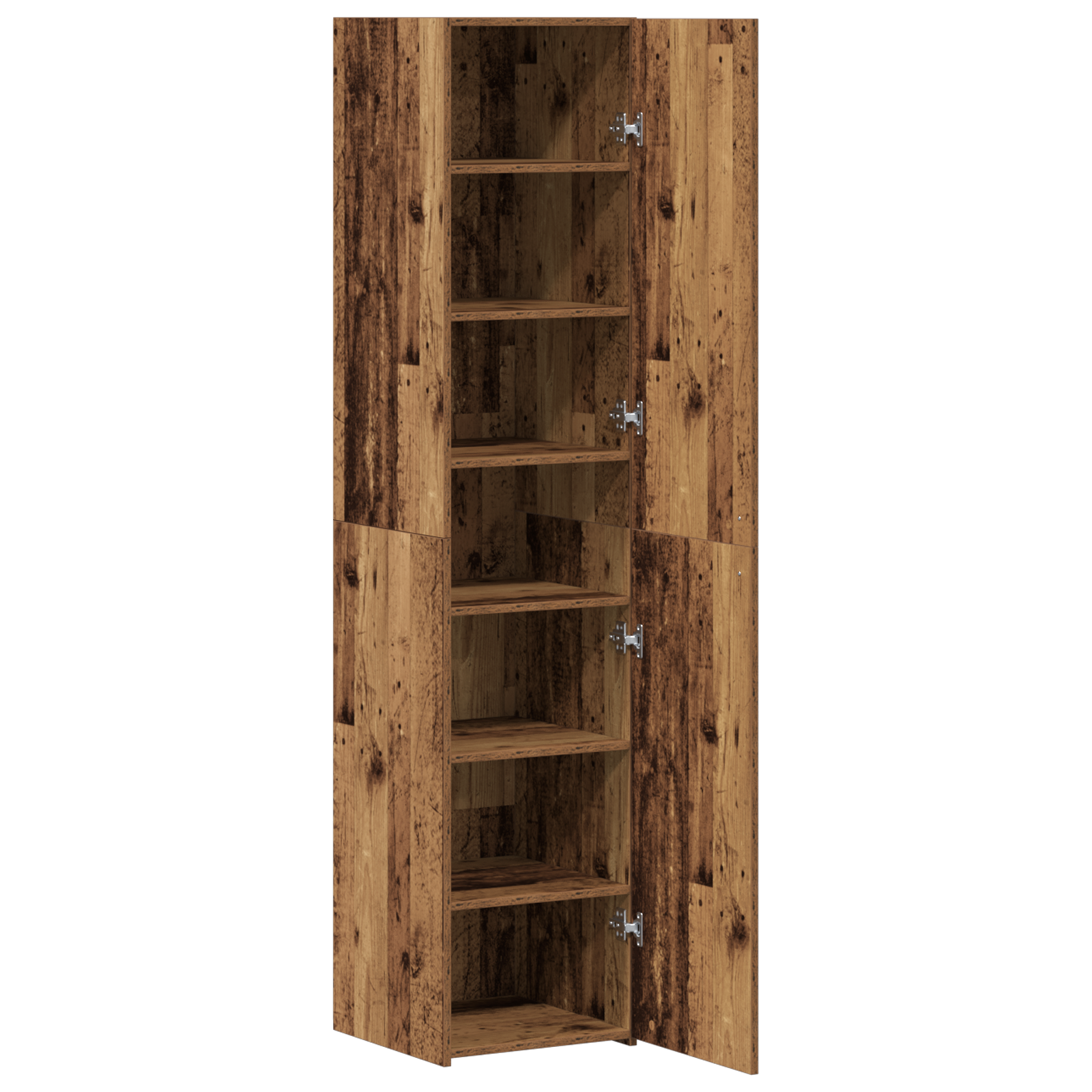 Highboard Lemn Vechi 40x42.5x185 cm Lemn Compozit GartenMobel Dekor