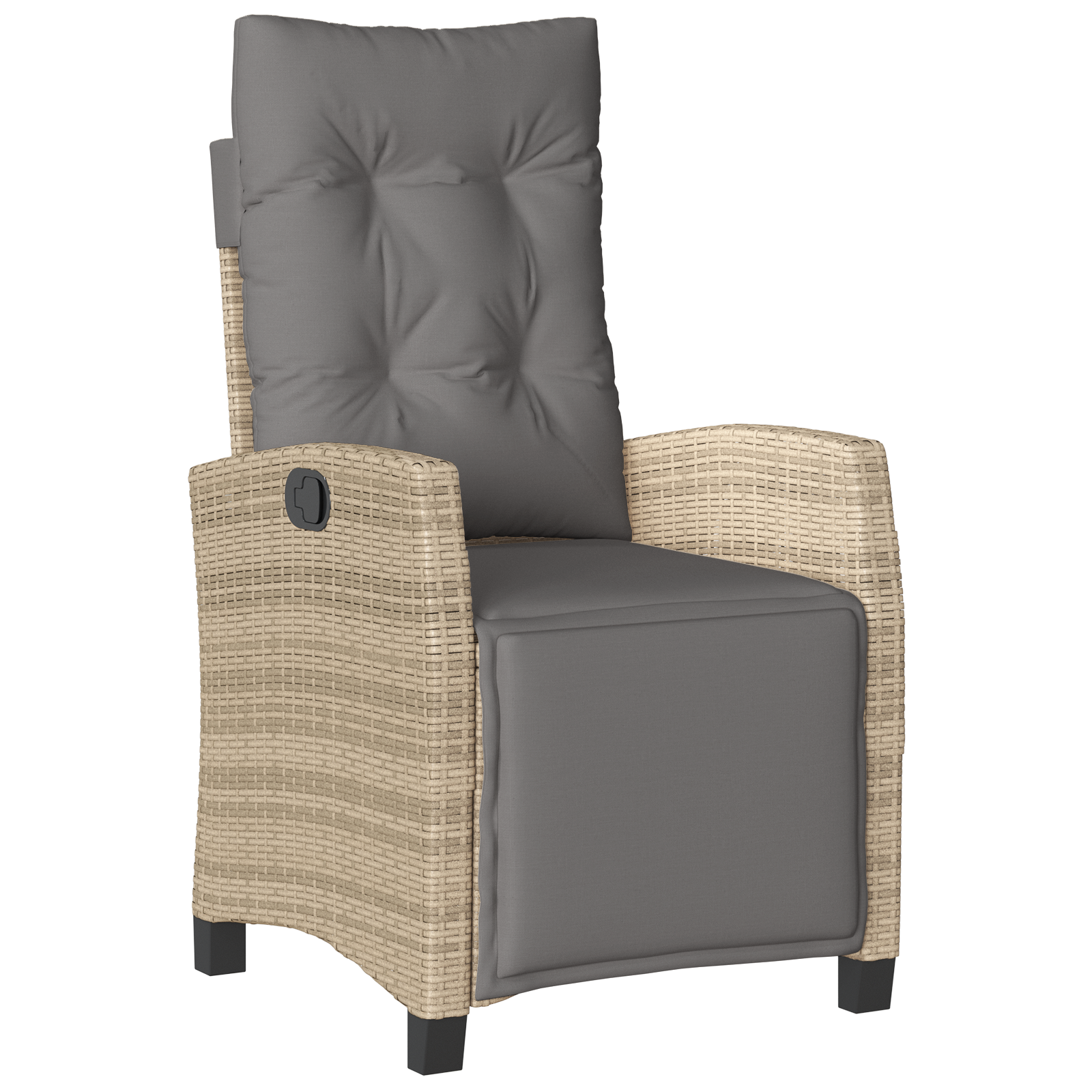 Set de mobilier de grădină 5 piese bej din rattan poli GartenMobel Dekor