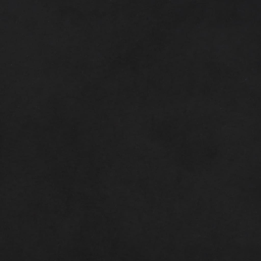 Scaun de relaxare, negru, piele întoarsă ecologică GartenMobel Dekor