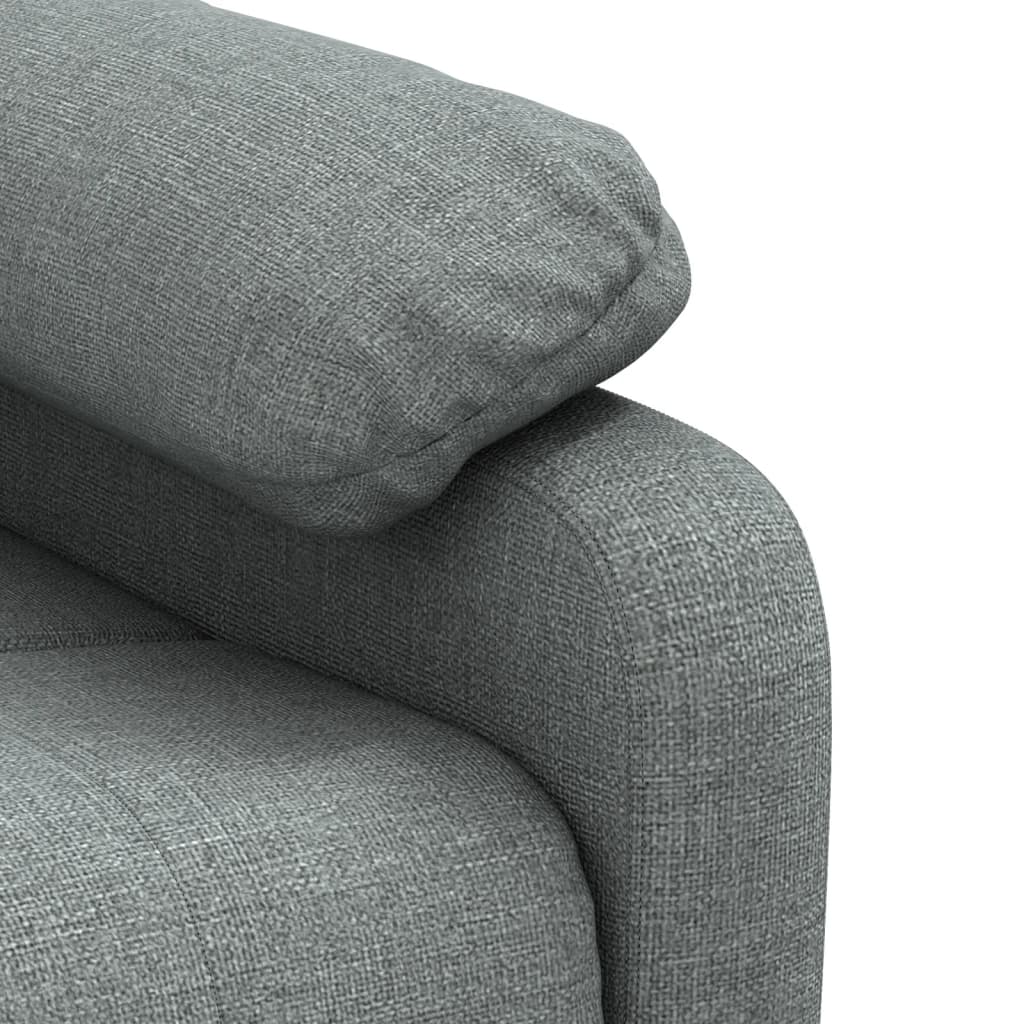 Fotoliu rabatabil, gri închis, material textil GartenMobel Dekor