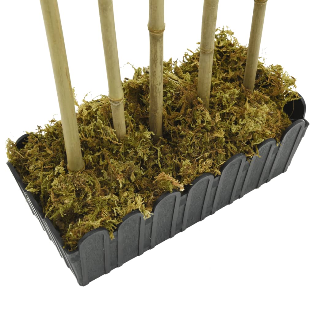 Arbore din bambus artificial 730 de frunze 120 cm verde GartenMobel Dekor