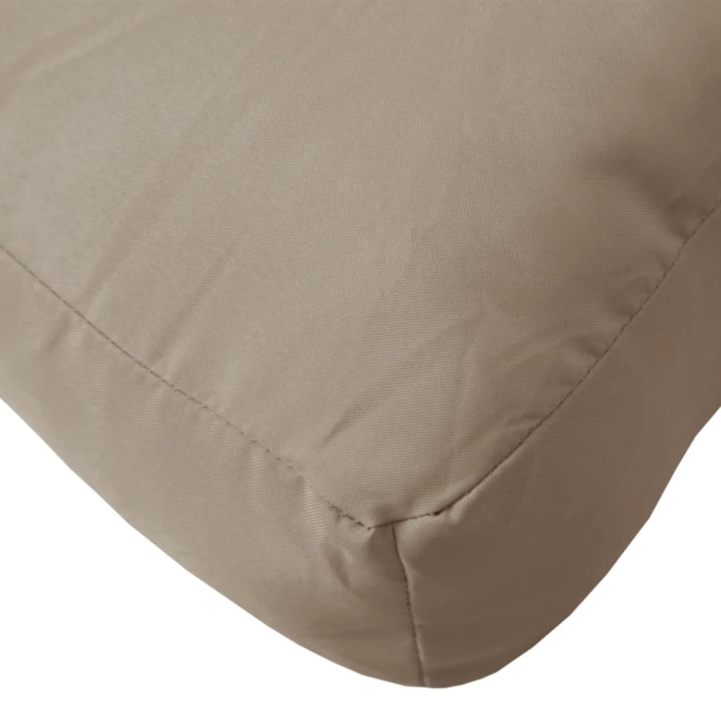 Perne de paleți, 3 buc., gri taupe, material textil GartenMobel Dekor