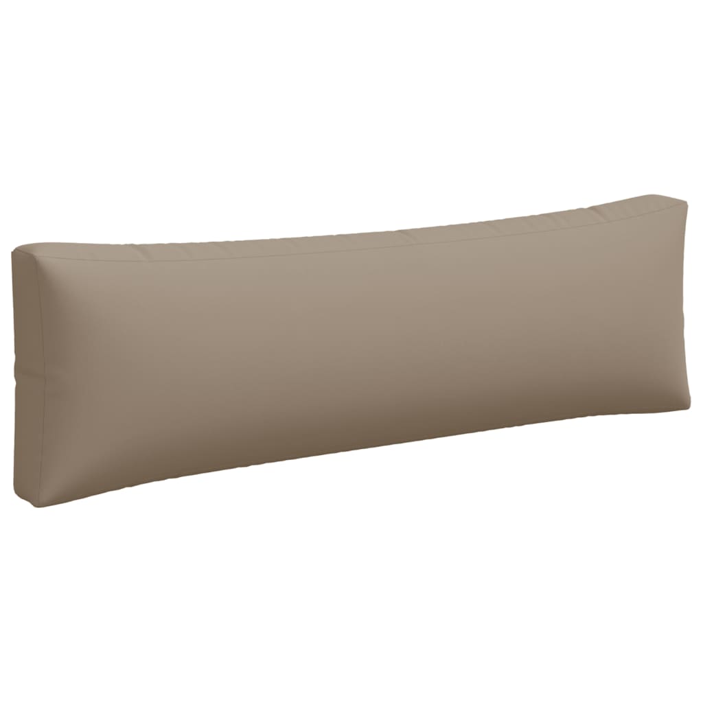 Perne de paleți, 3 buc., gri taupe, material textil GartenMobel Dekor