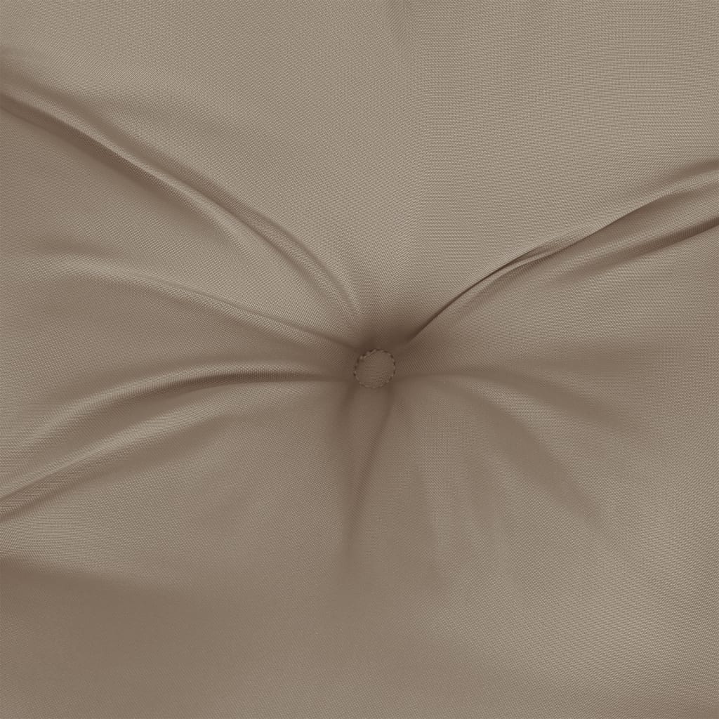Perne de paleți, 3 buc., gri taupe, material textil GartenMobel Dekor