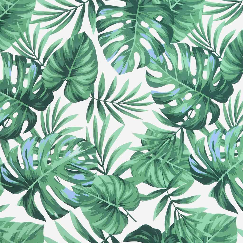 Perne de scaun spătar înalt, 2 buc, model frunze, textil Oxford GartenMobel Dekor