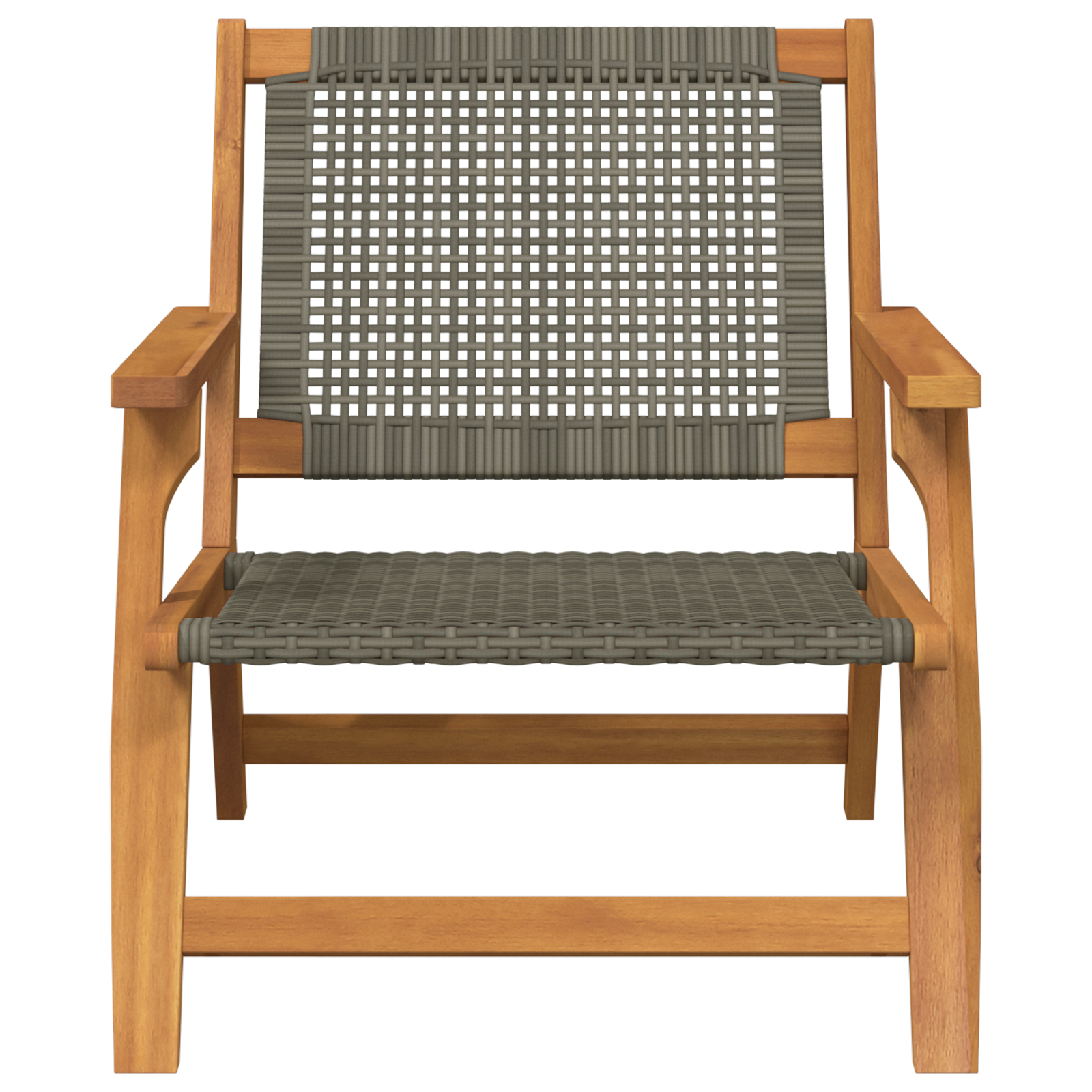 Scaune de grădină 2 piese Gri 76x67x73.5 cm Lemn solid de acacia GartenMobel Dekor