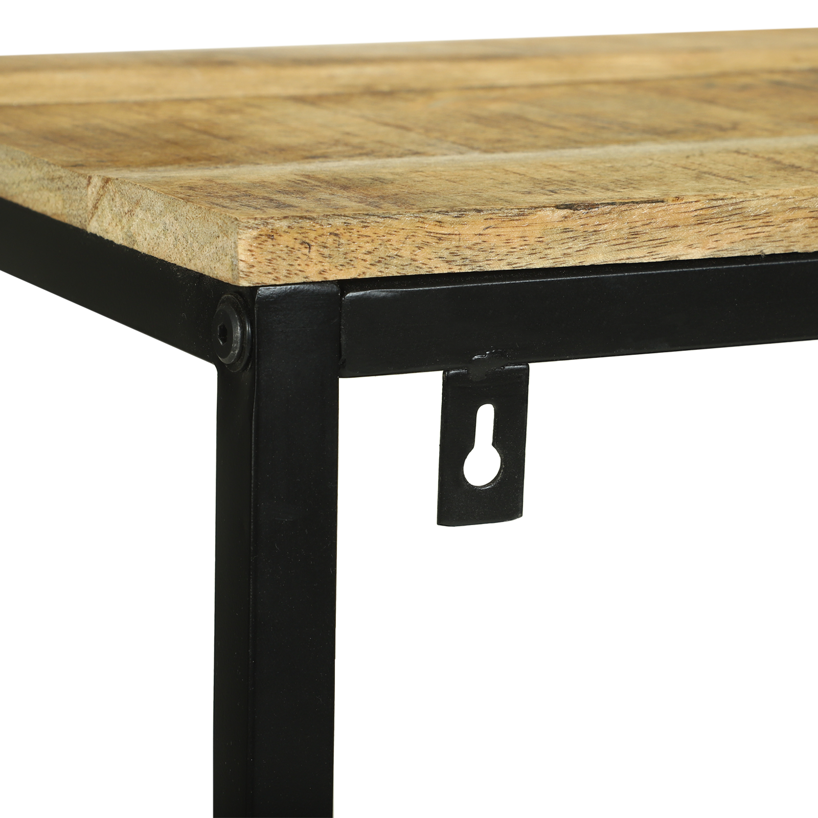 Bibliotecă 70x35x110 cm Lemn Solid Mango Brut GartenMobel Dekor