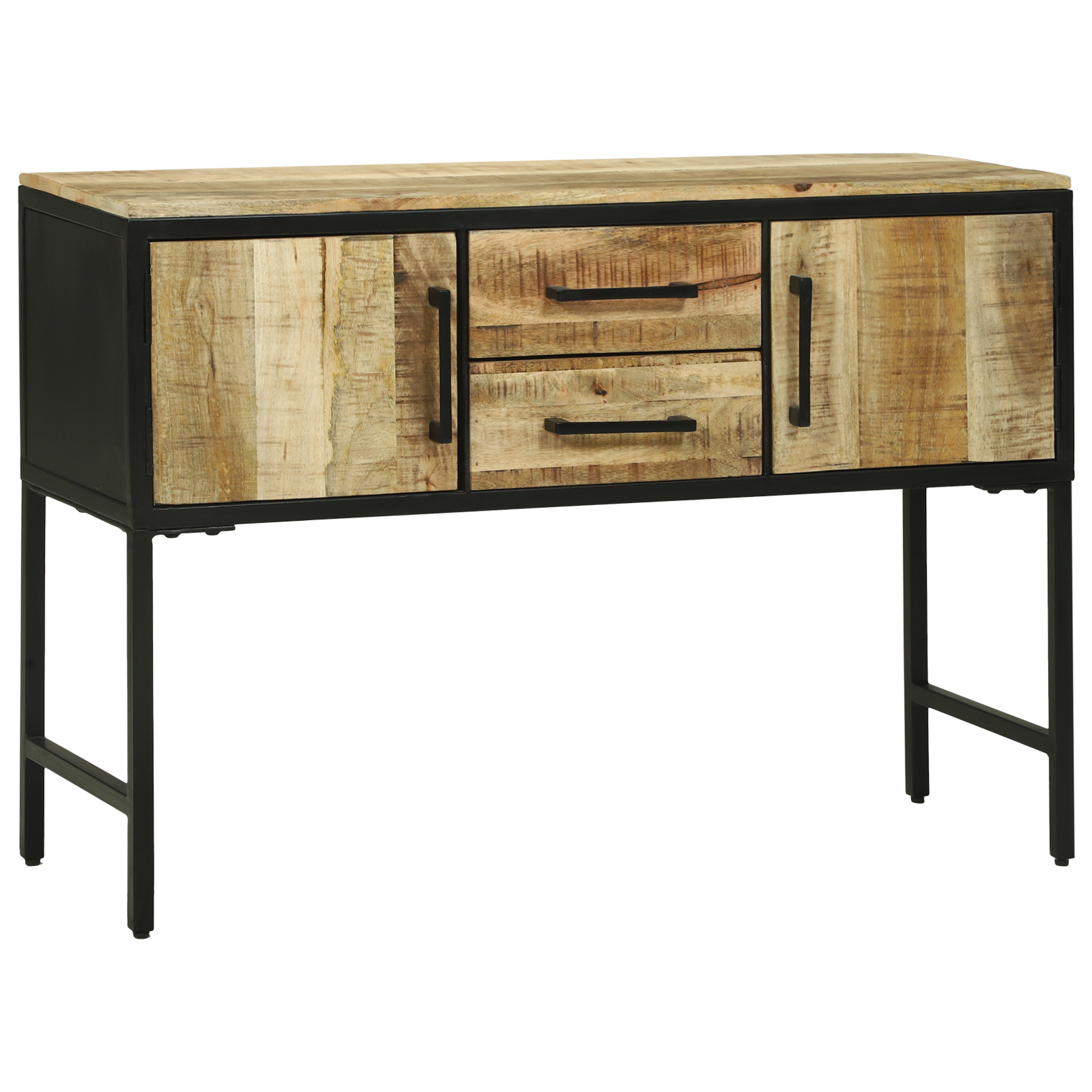 Dulap, 100x35x70 cm, lemn masiv mango brut GartenMobel Dekor