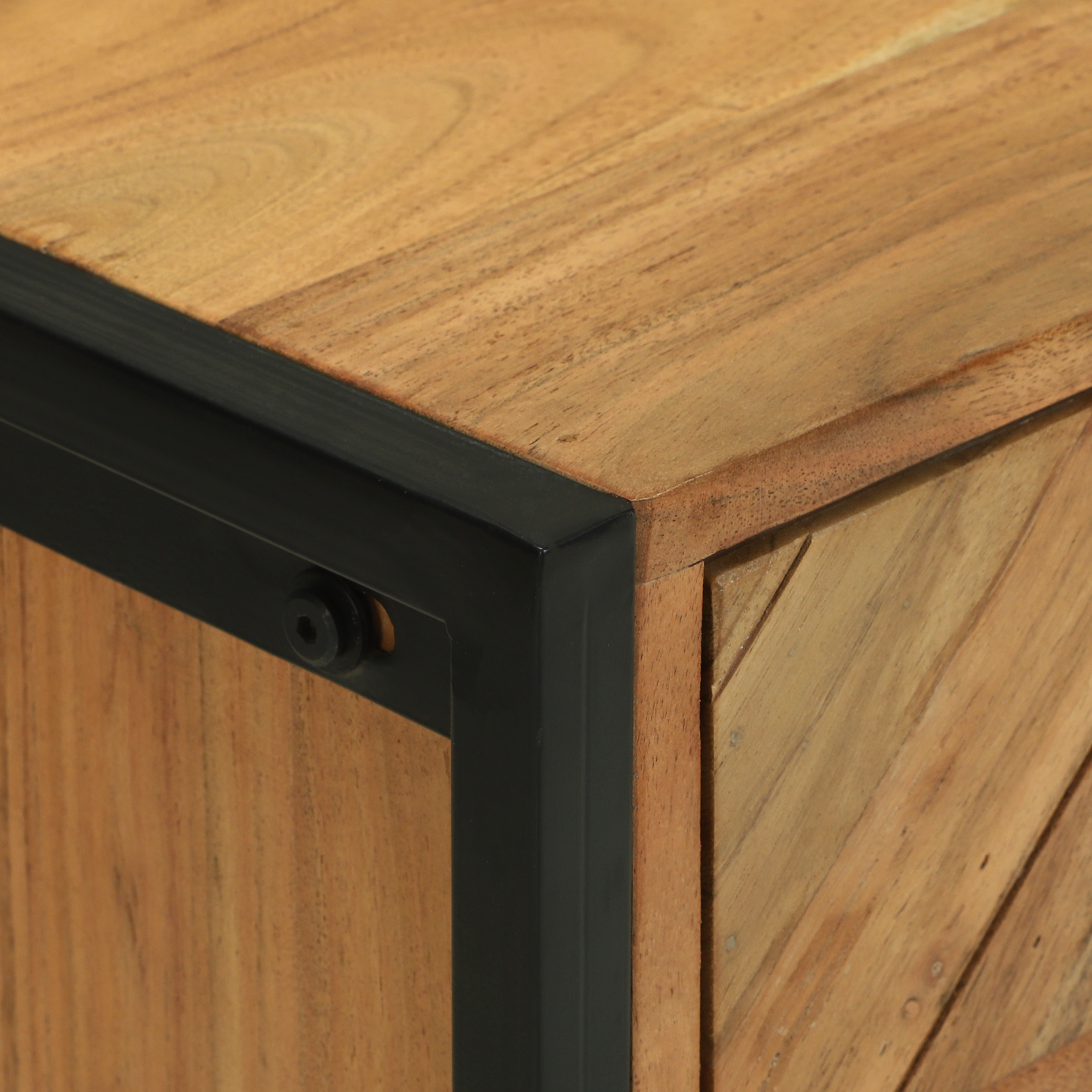 Highboard 50x35x75 cm Lemn masiv de acacia GartenMobel Dekor
