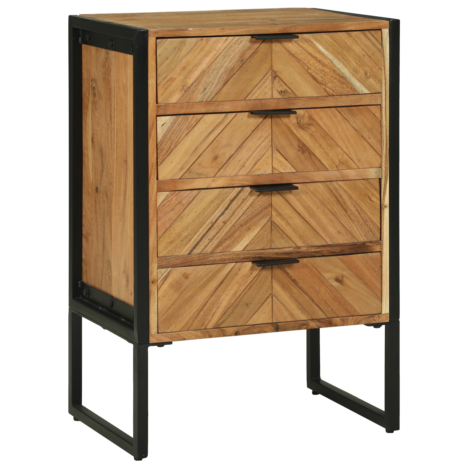 Highboard 50x35x75 cm Lemn masiv de acacia GartenMobel Dekor