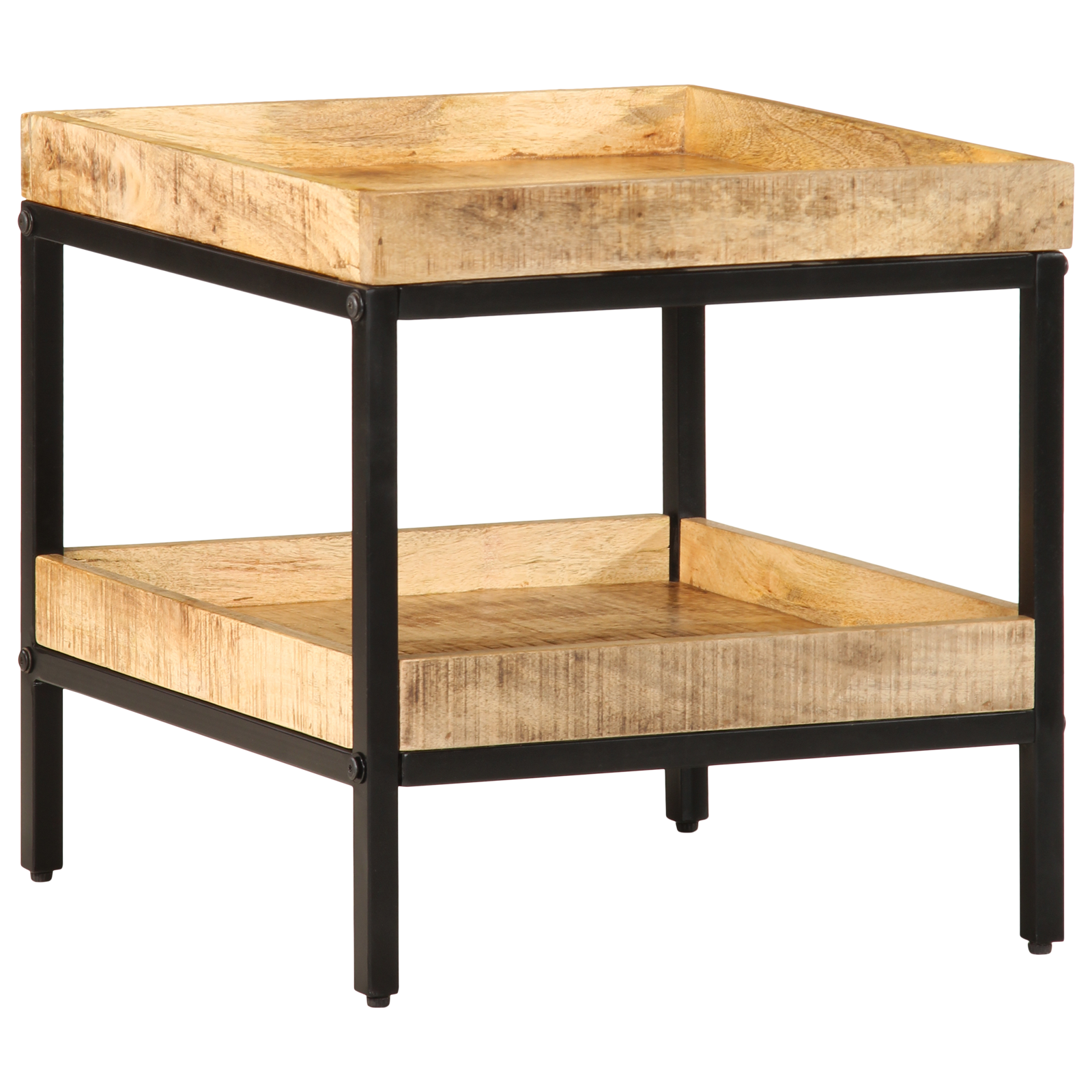 Masă laterală 45x45x45 cm Lemn de mango GartenMobel Dekor