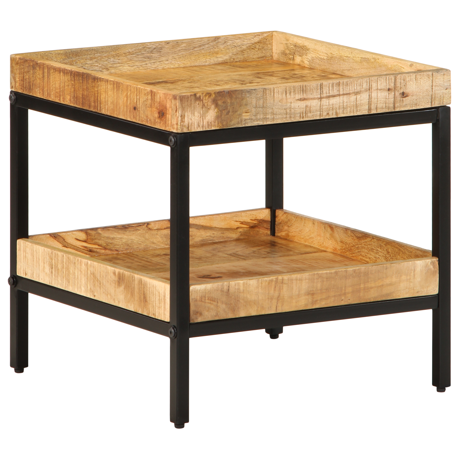 Masă laterală 45x45x45 cm Lemn de mango GartenMobel Dekor