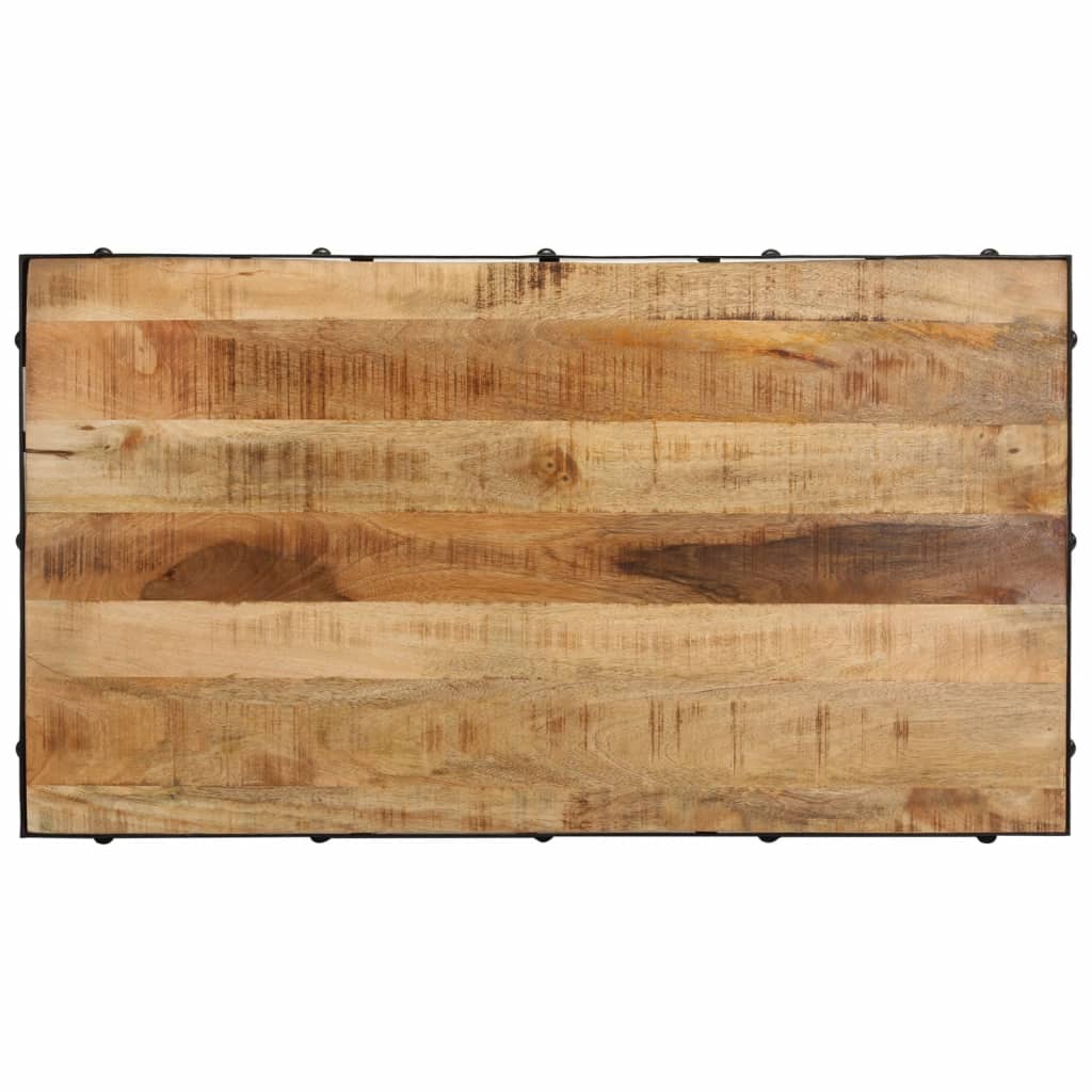 Măsuță de cafea cu roți, 100x55x26 cm, lemn masiv de mango GartenMobel Dekor
