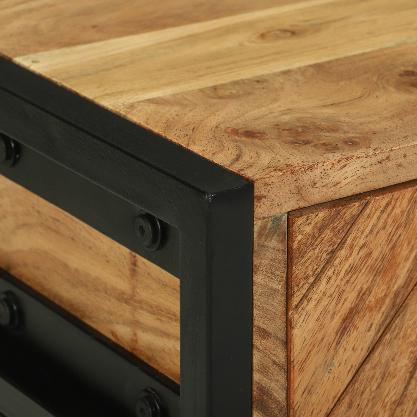 Noptieră, 40x35x50 cm, lemn masiv de acacia GartenMobel Dekor