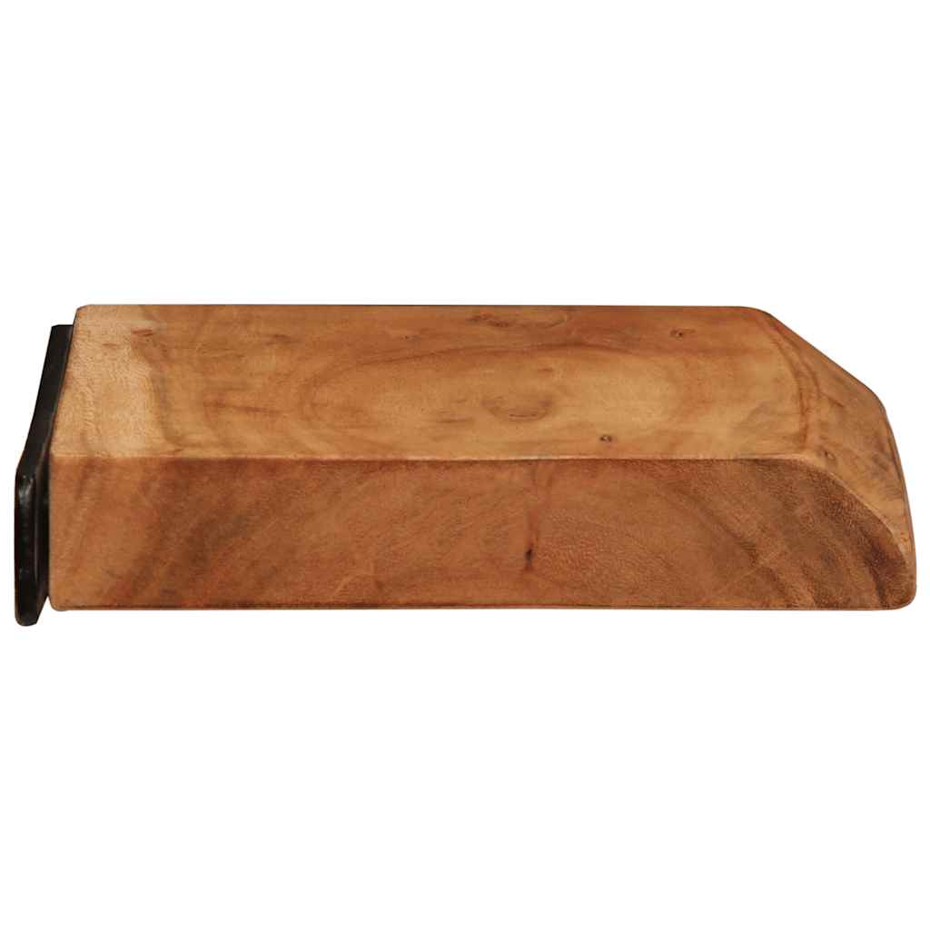 Rafturi de perete, 2 buc., 30x20x3,5 cm, lemn masiv de acacia GartenMobel Dekor