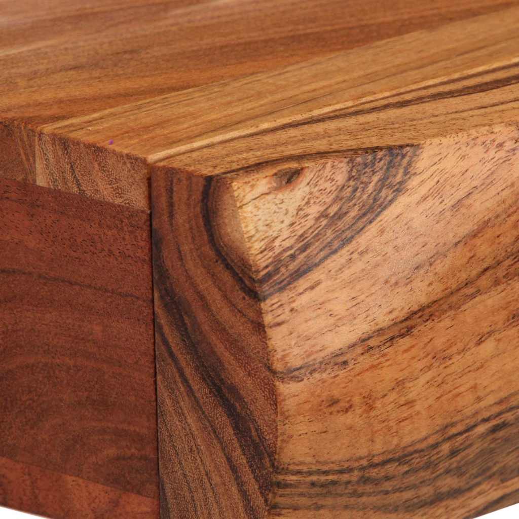 Rafturi de perete 2 buc 30x17x8 cm Lemn masiv de salcâm GartenMobel Dekor