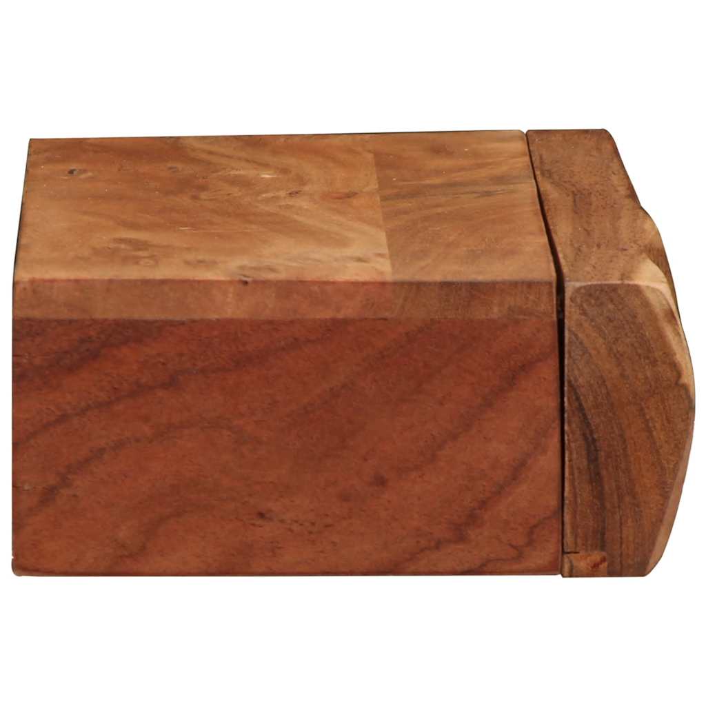 Rafturi de perete 2 buc 40x17x8 cm din lemn masiv de salcâm GartenMobel Dekor